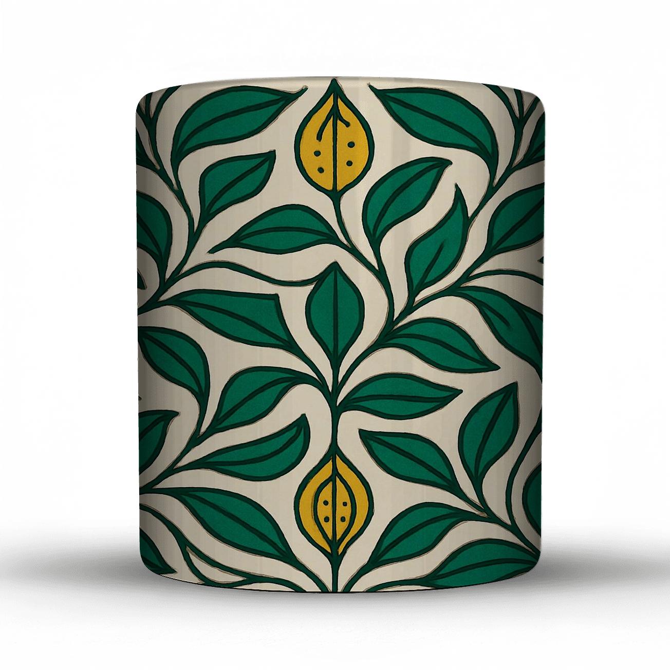 Botanical Mosaic Lines gift mugs for occasions