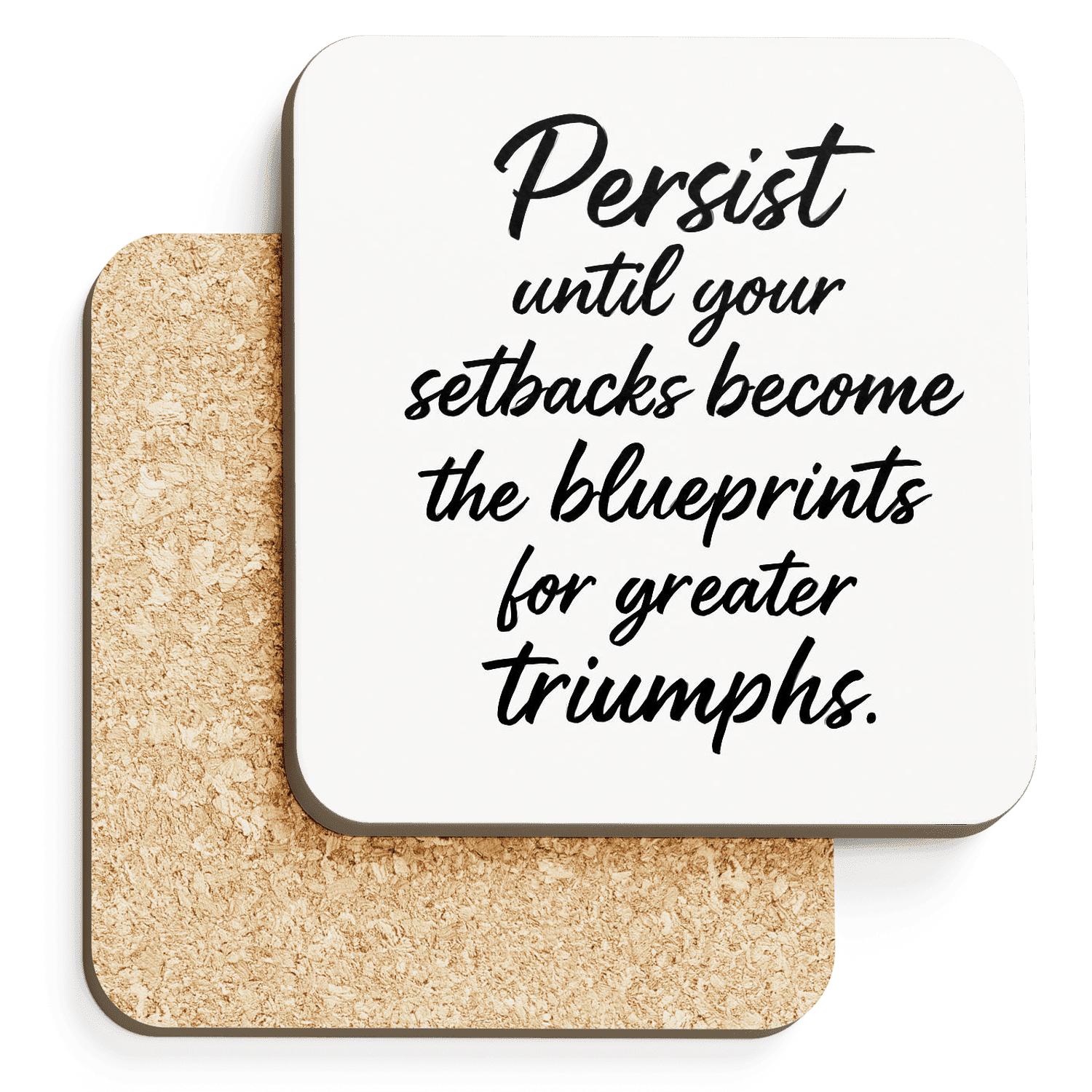 Enduring Blueprints coasters for home decor