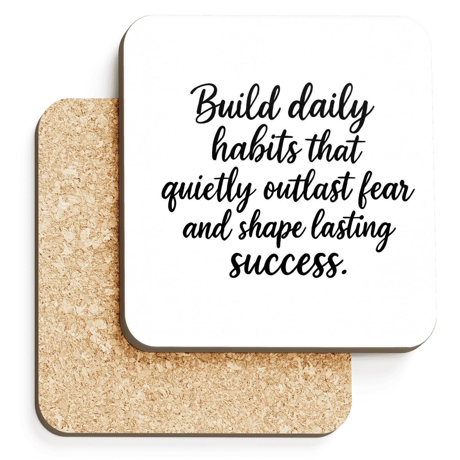 Quiet Habit Architect decorative beverage coasters