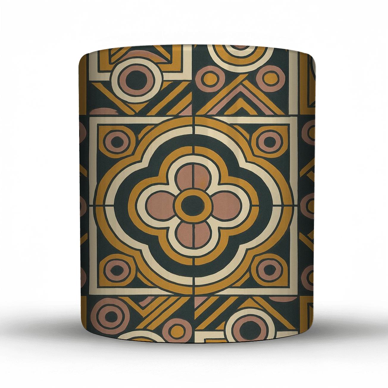 Minimal Bold Geometry decorative mug sets