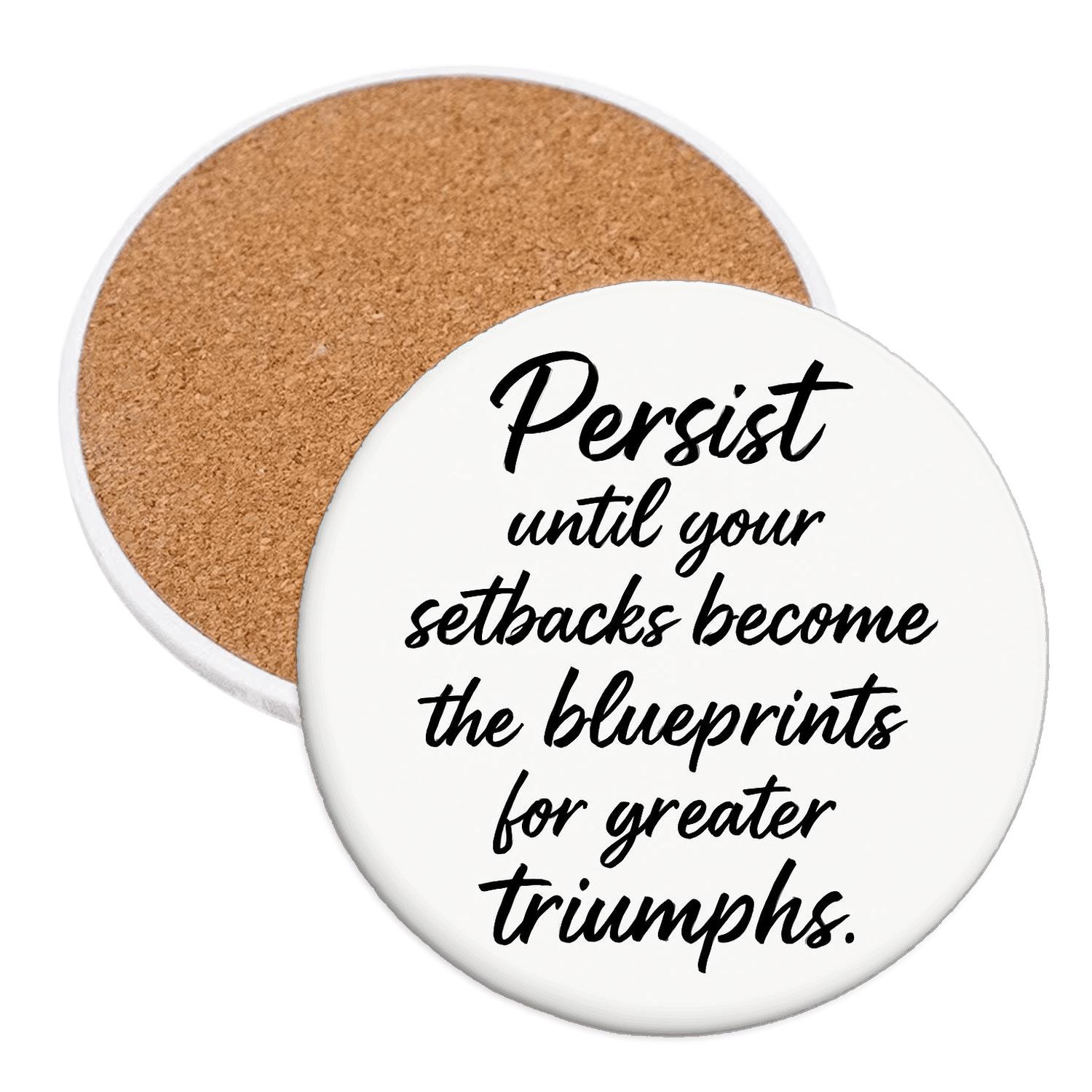 Enduring Blueprints coasters for home decor