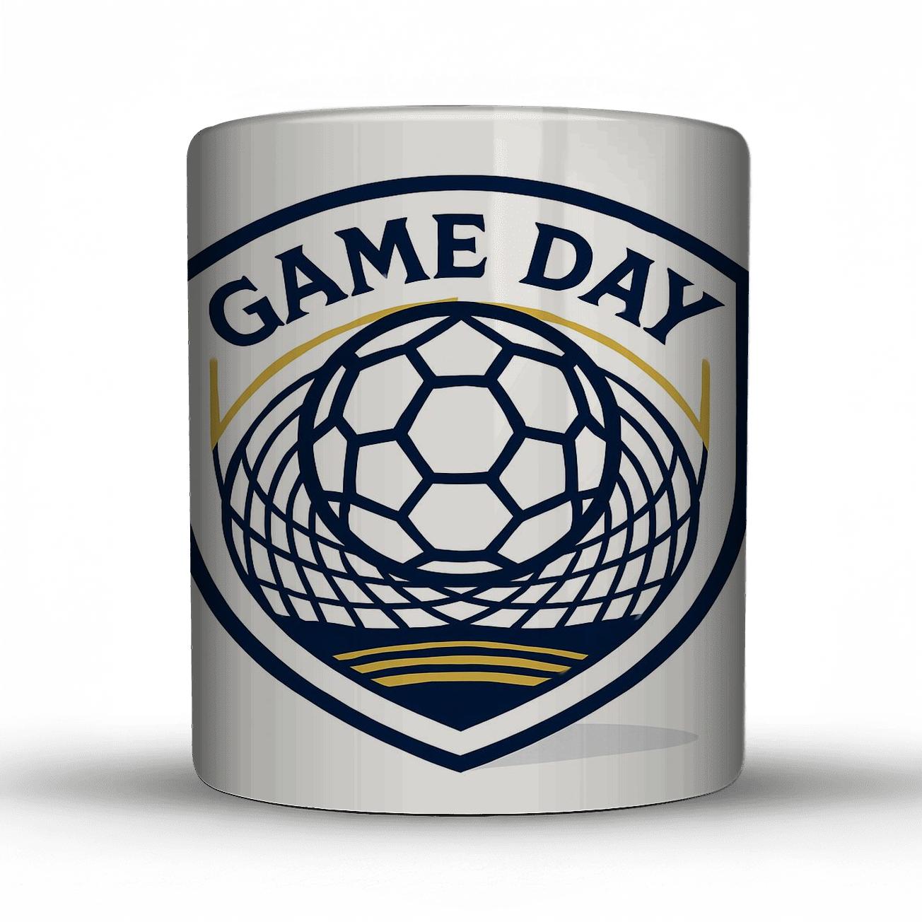 Team Spirit Soccer Emblem premium drinkware mugs