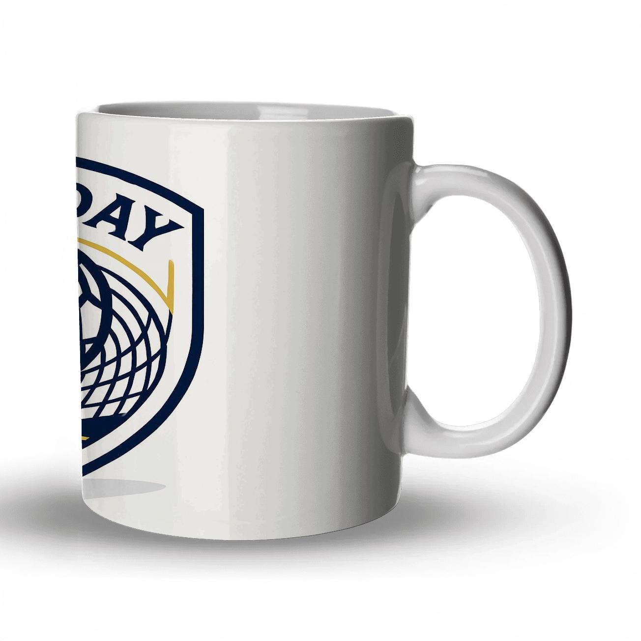 Team Spirit Soccer Emblem premium drinkware mugs