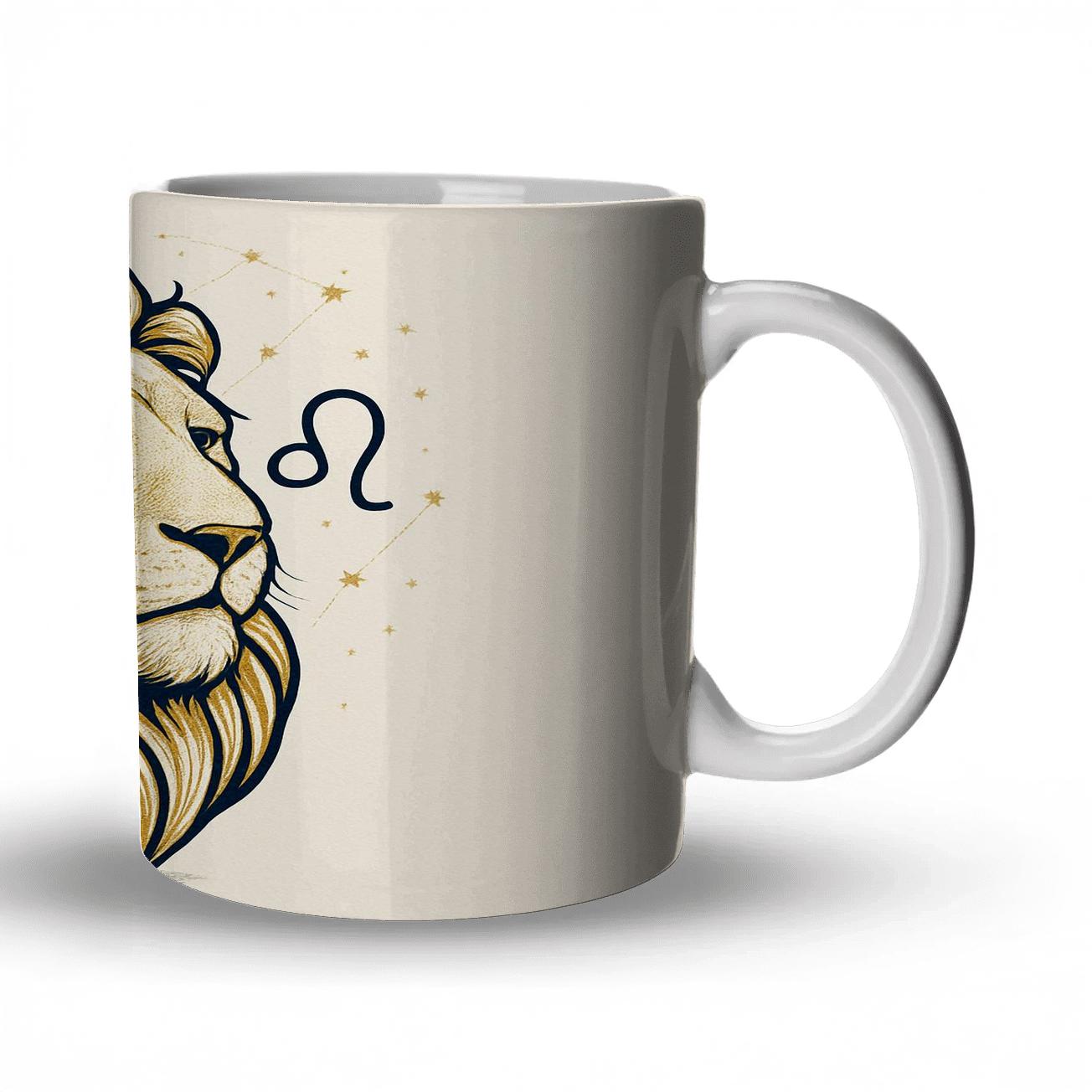 Regal Leo In Navy decorative mug sets