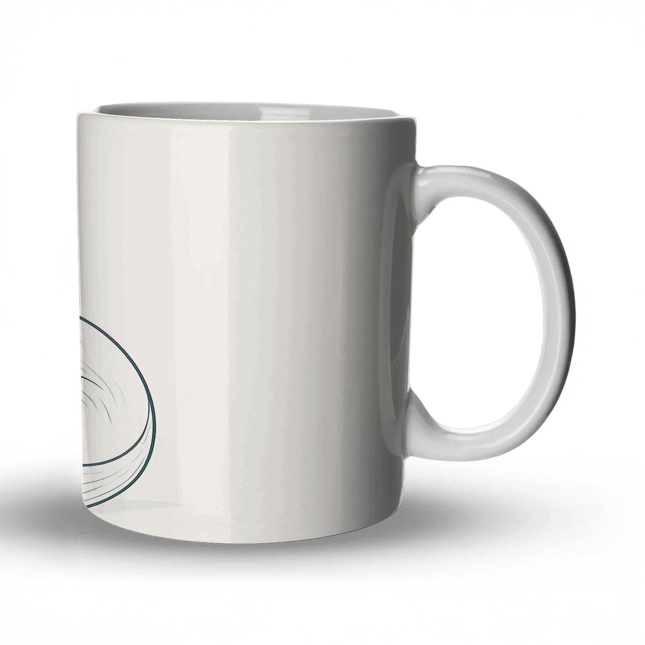 Teal Fox Minimalist gift mugs for occasions