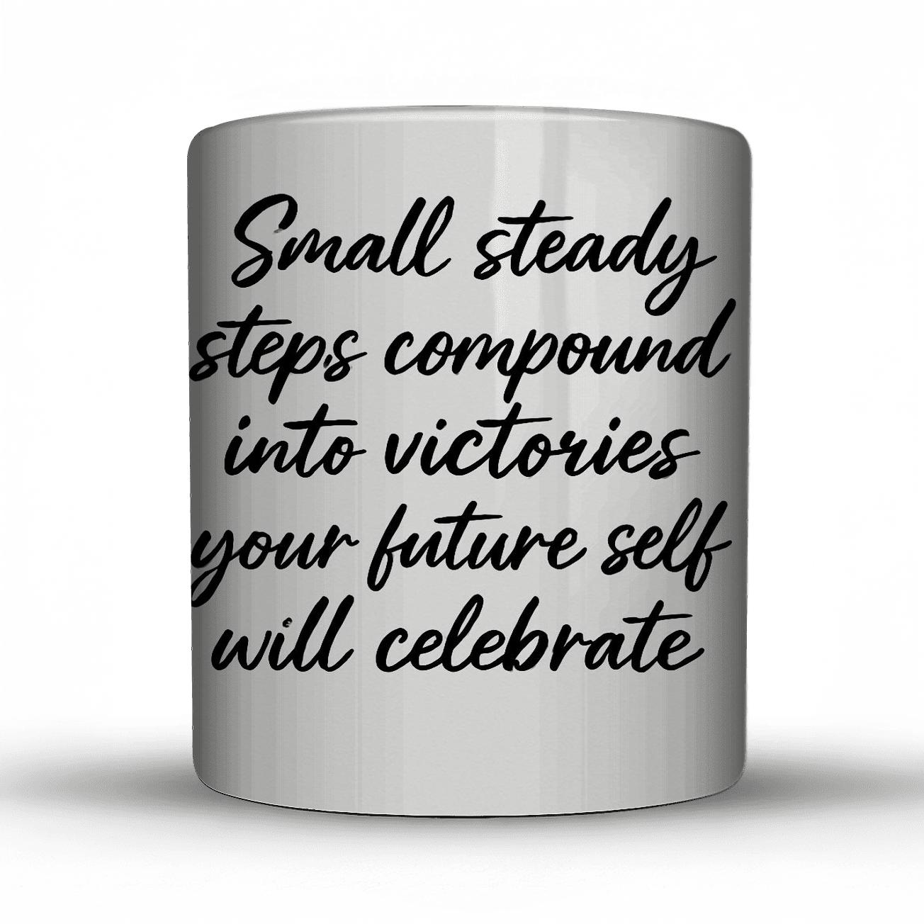 Inspire Minimal Quote ceramic coffee mugs
