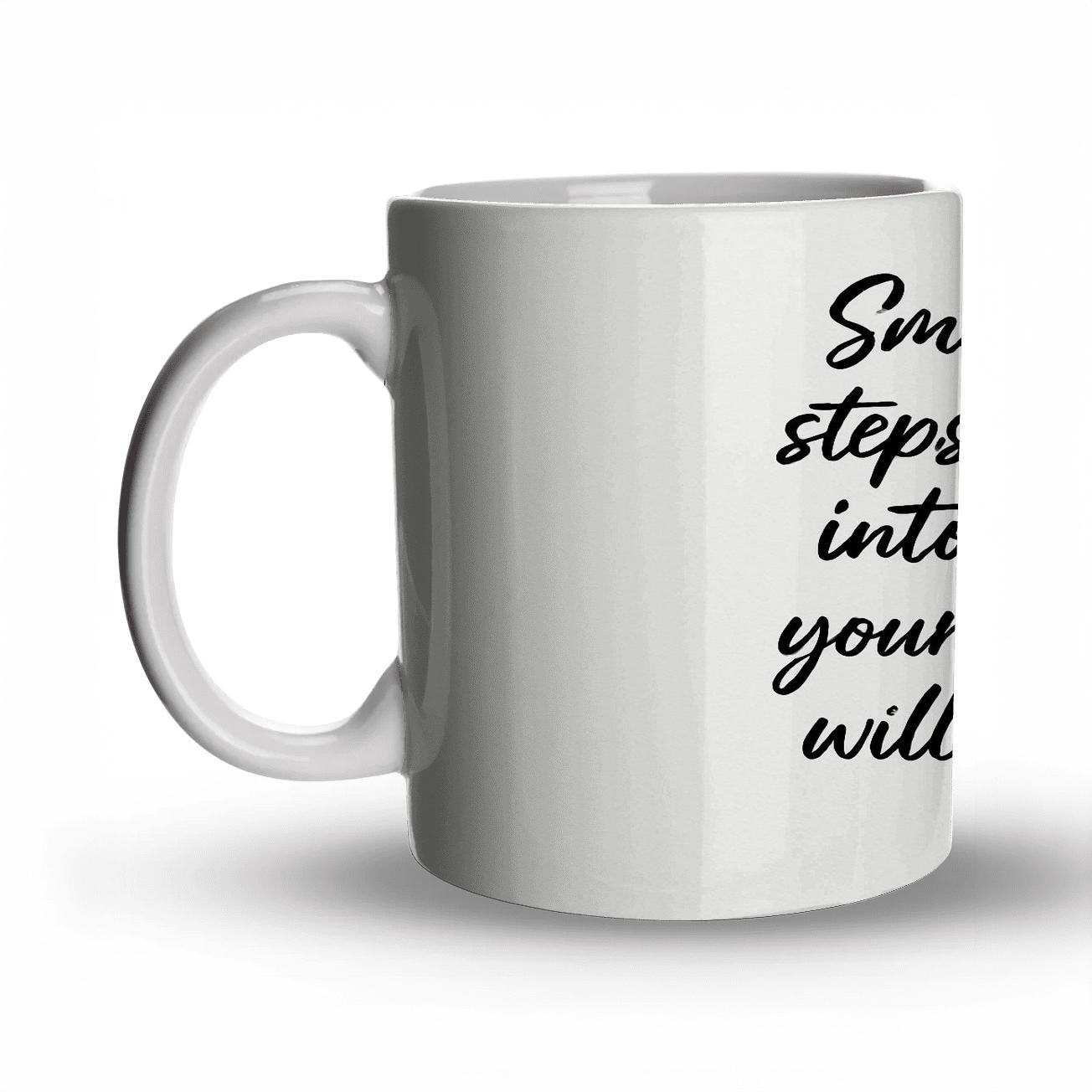 Inspire Minimal Quote ceramic coffee mugs