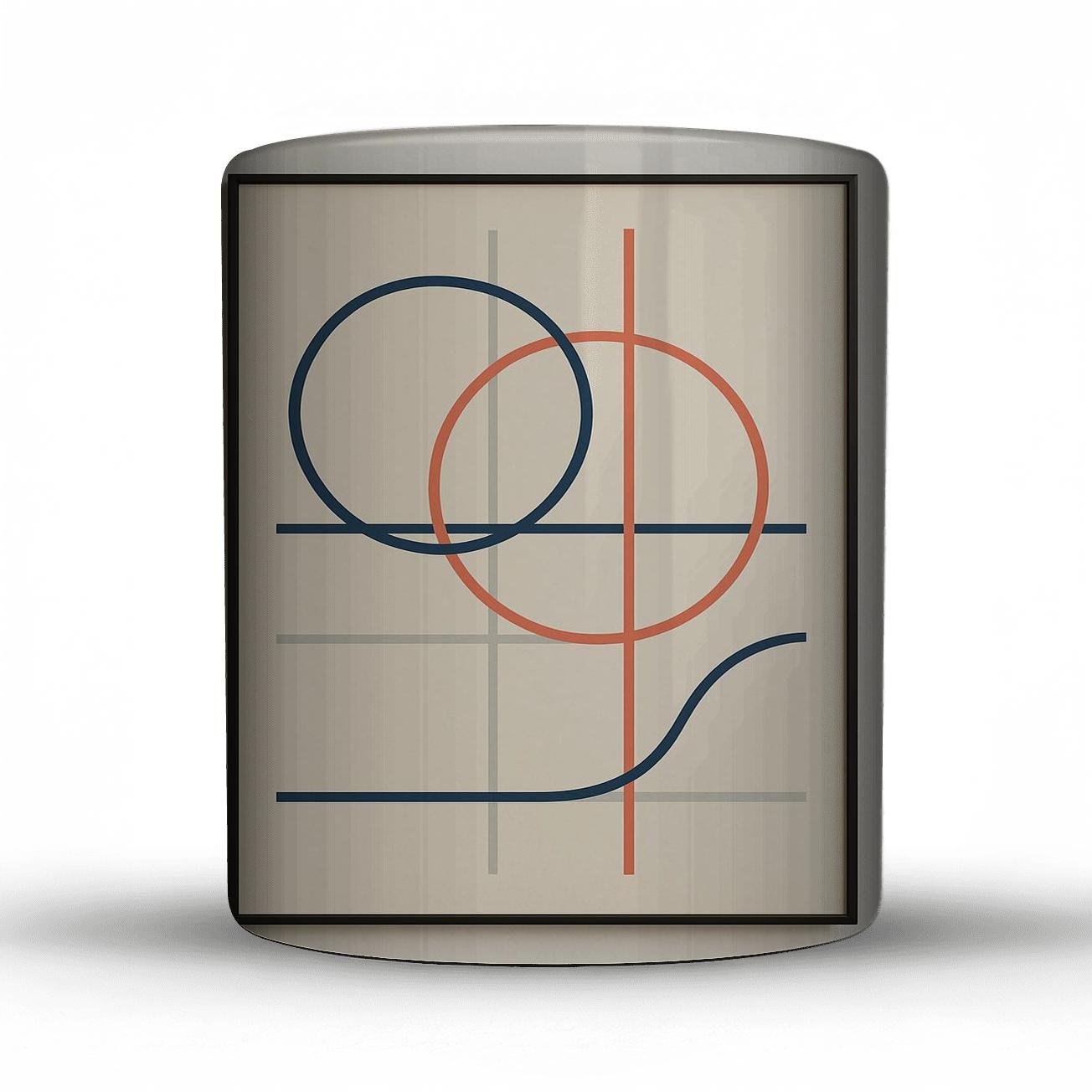 Geometry With Minimal Lines gift mugs for occasions