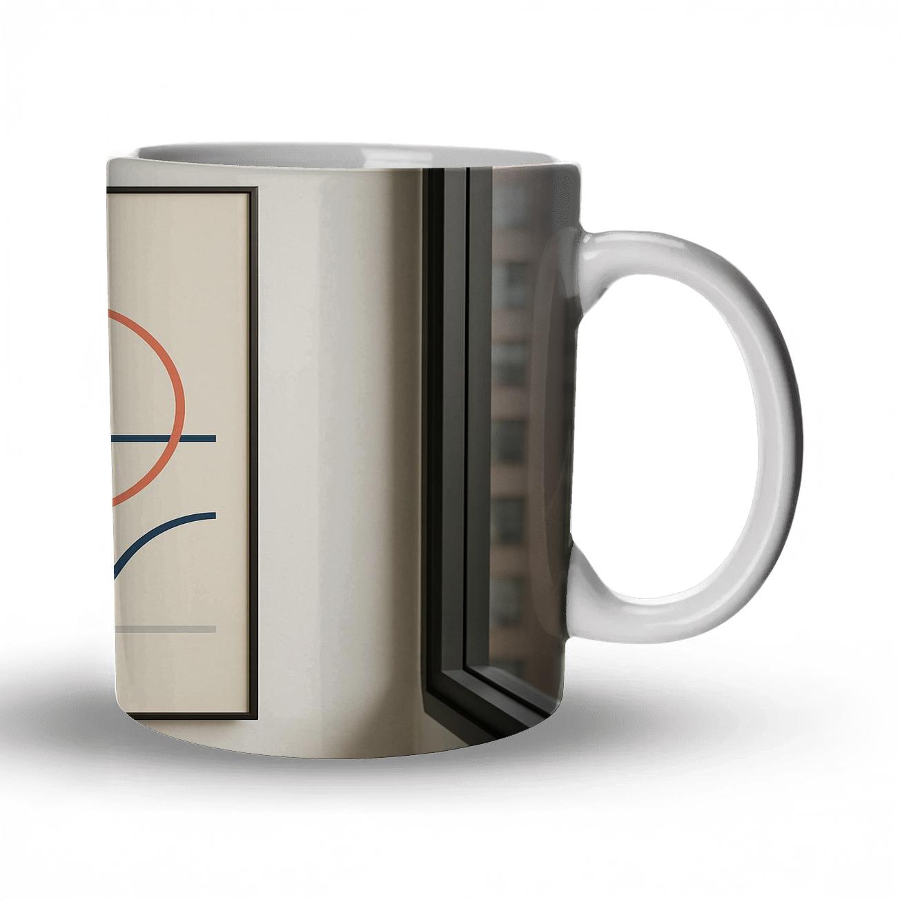 Geometry With Minimal Lines gift mugs for occasions