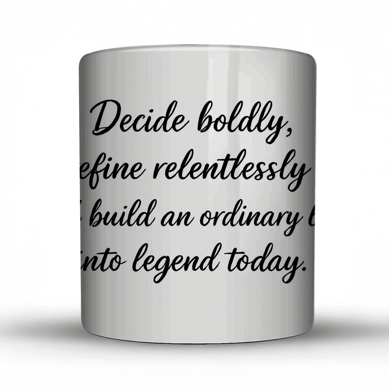 Minimal Quote Inspire Artwork insulated thermal mugs