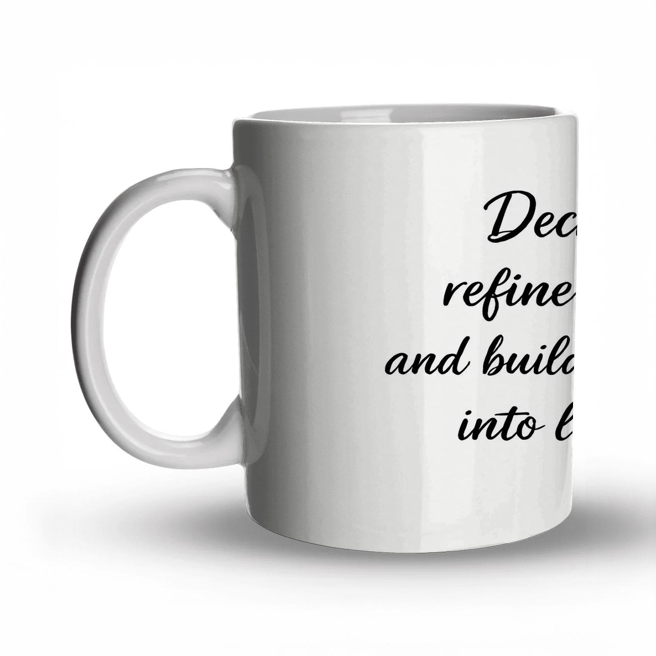 Minimal Quote Inspire Artwork insulated thermal mugs