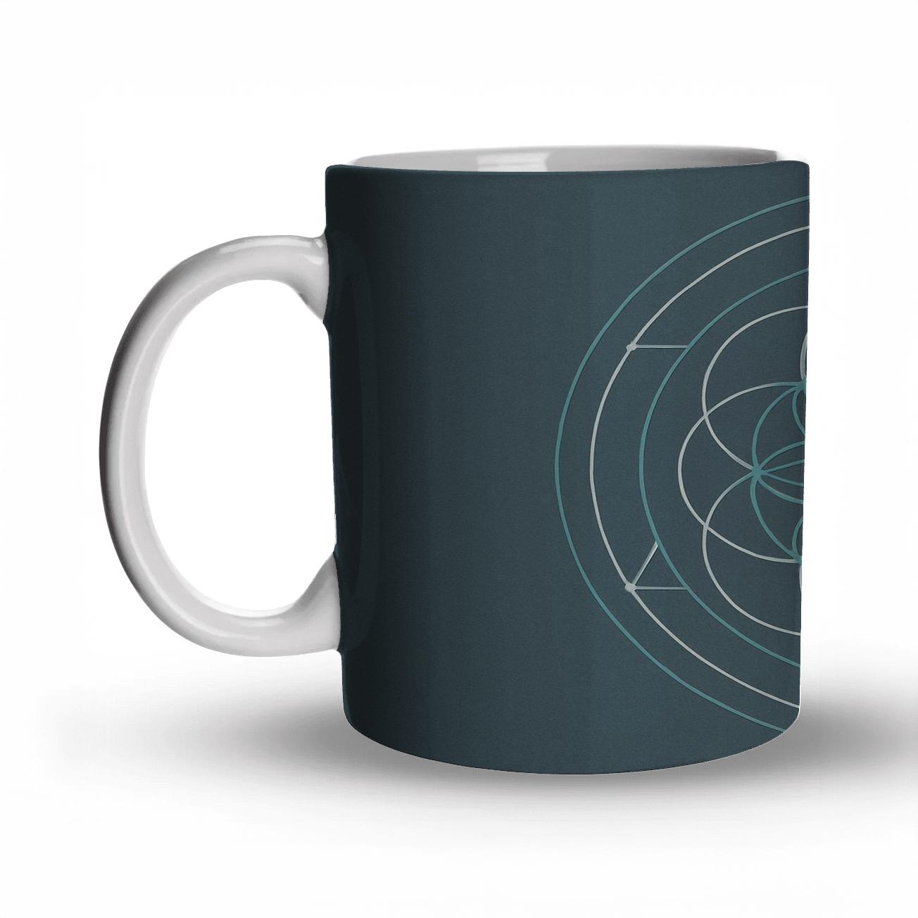 Sacred Circle Geometry decorative mug sets
