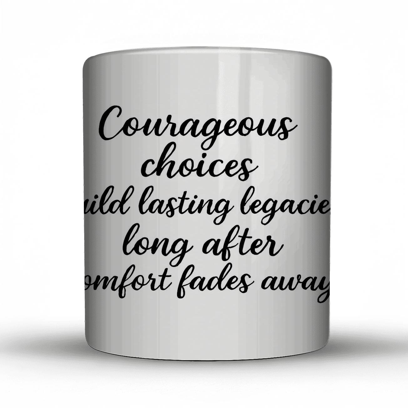 Quiet Strength Legacy travel mugs with handles