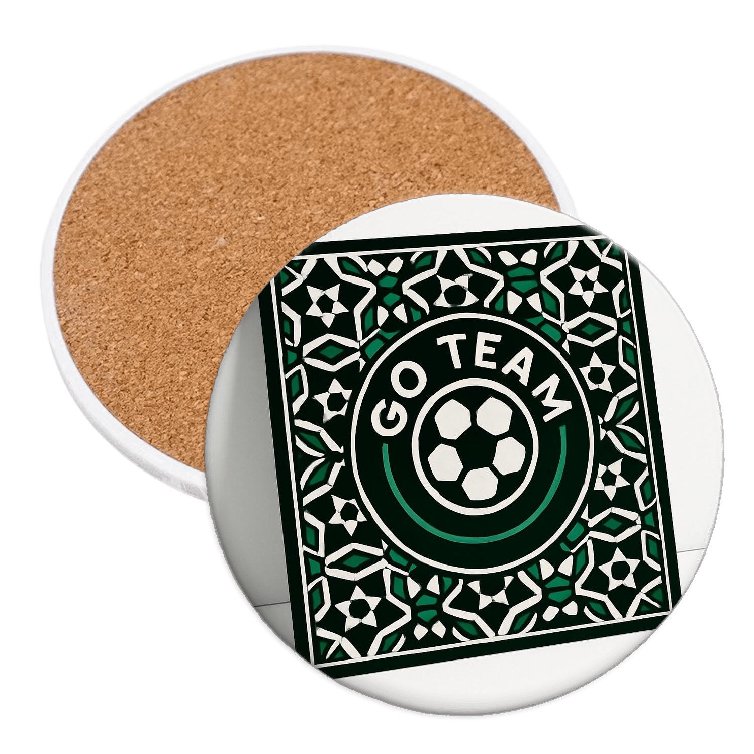 Pitch Pulse personalized drink coasters