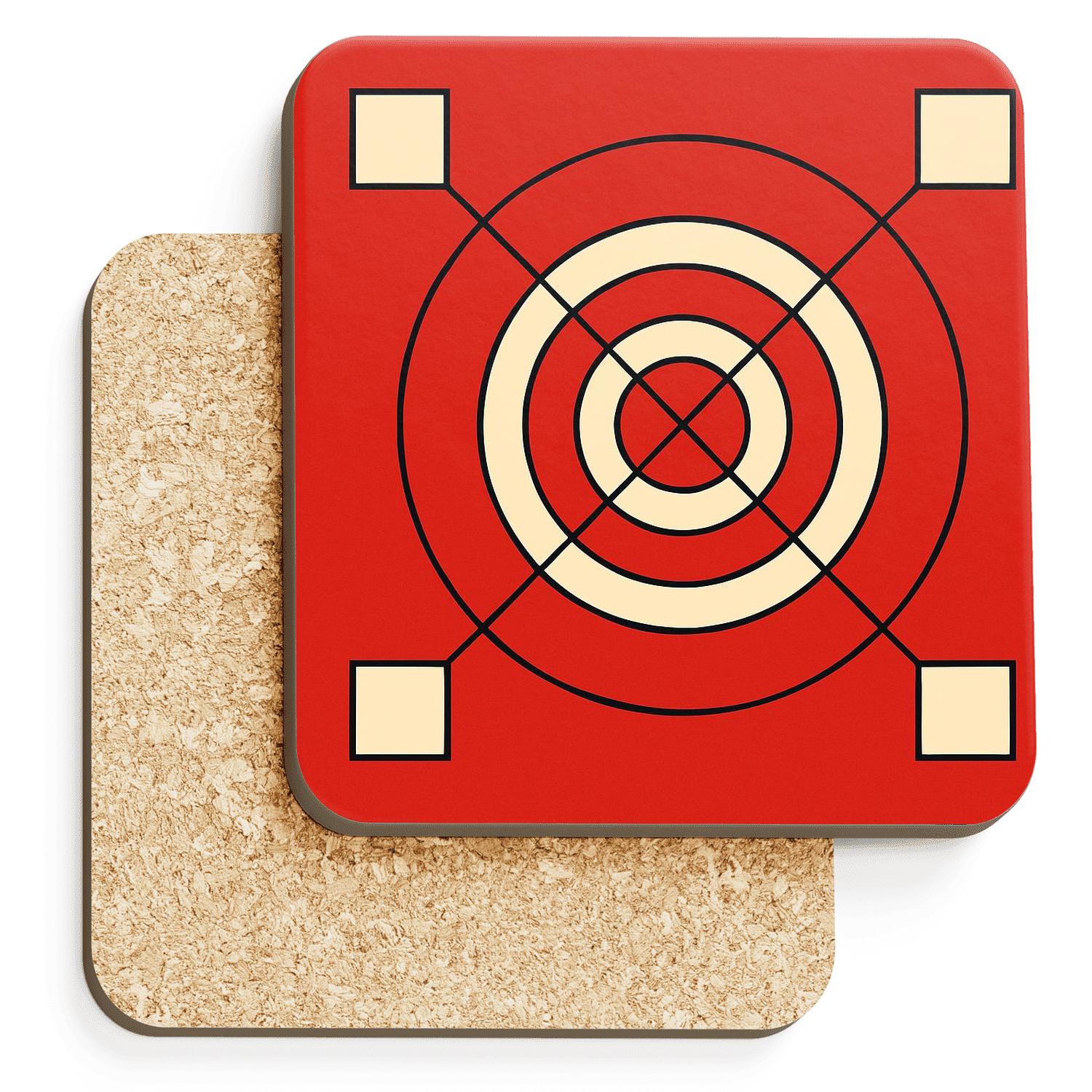 Bauhaus Constellation Grid elegant tabletop coasters