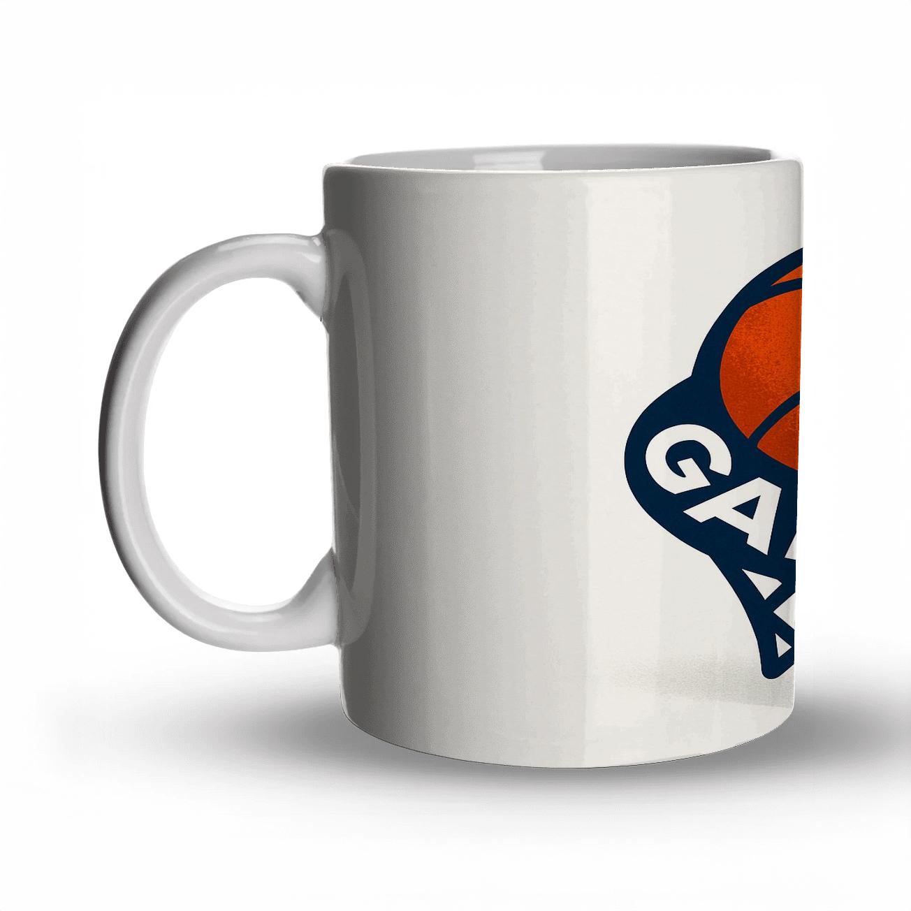 Game Day Basketball Emblem premium drinkware mugs