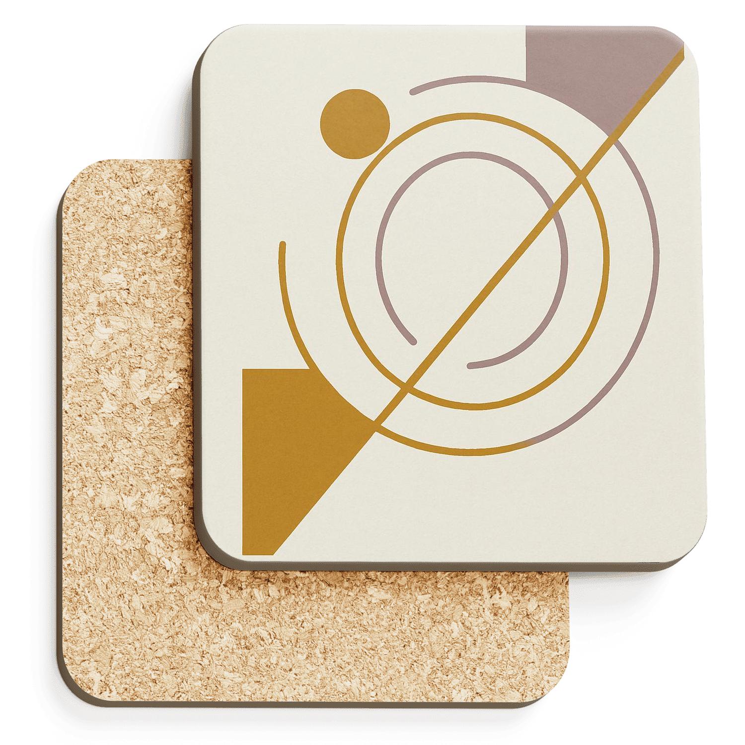 Orbit Geometry stone coaster collections