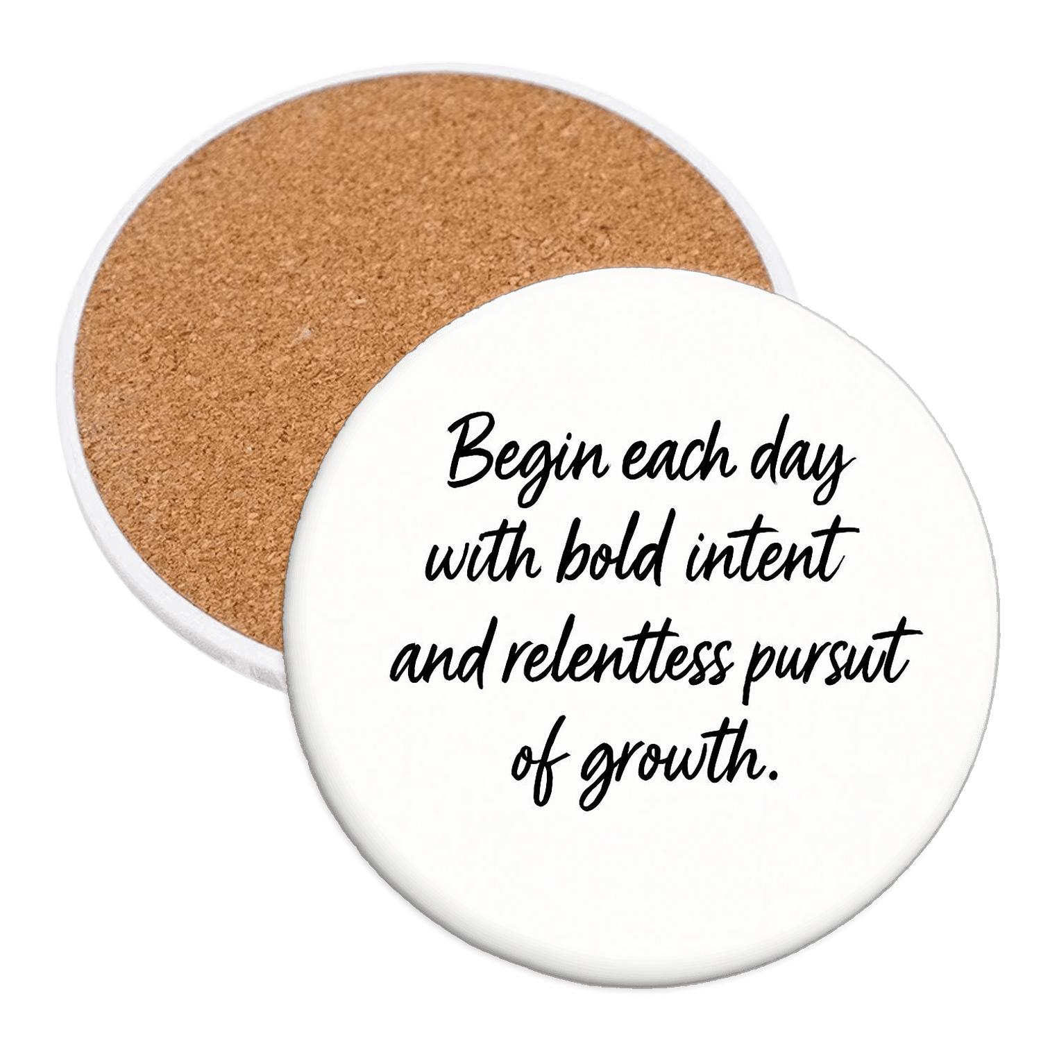Bold Intent elegant tabletop coasters
