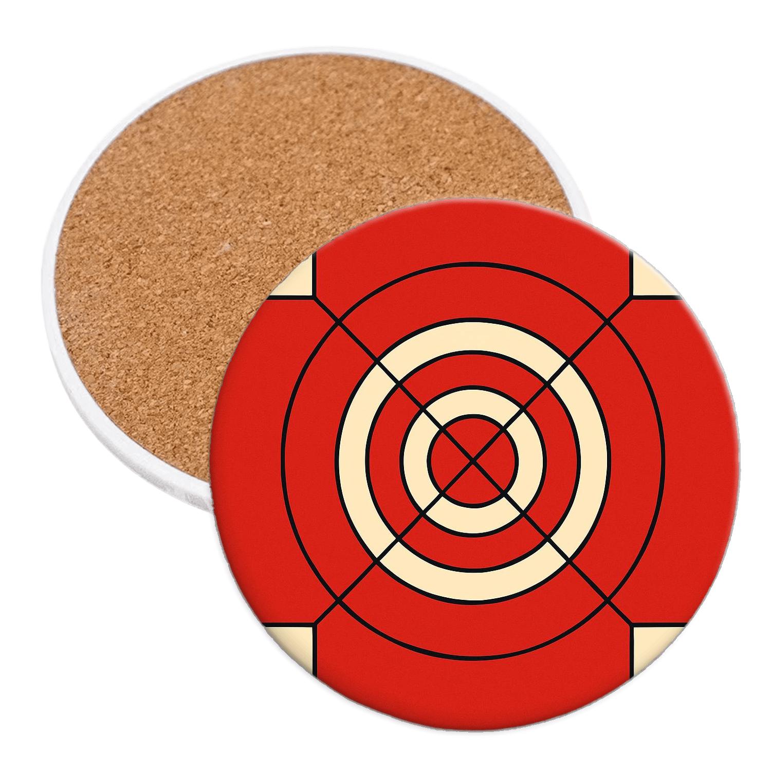 Bauhaus Constellation Grid personalized drink coasters