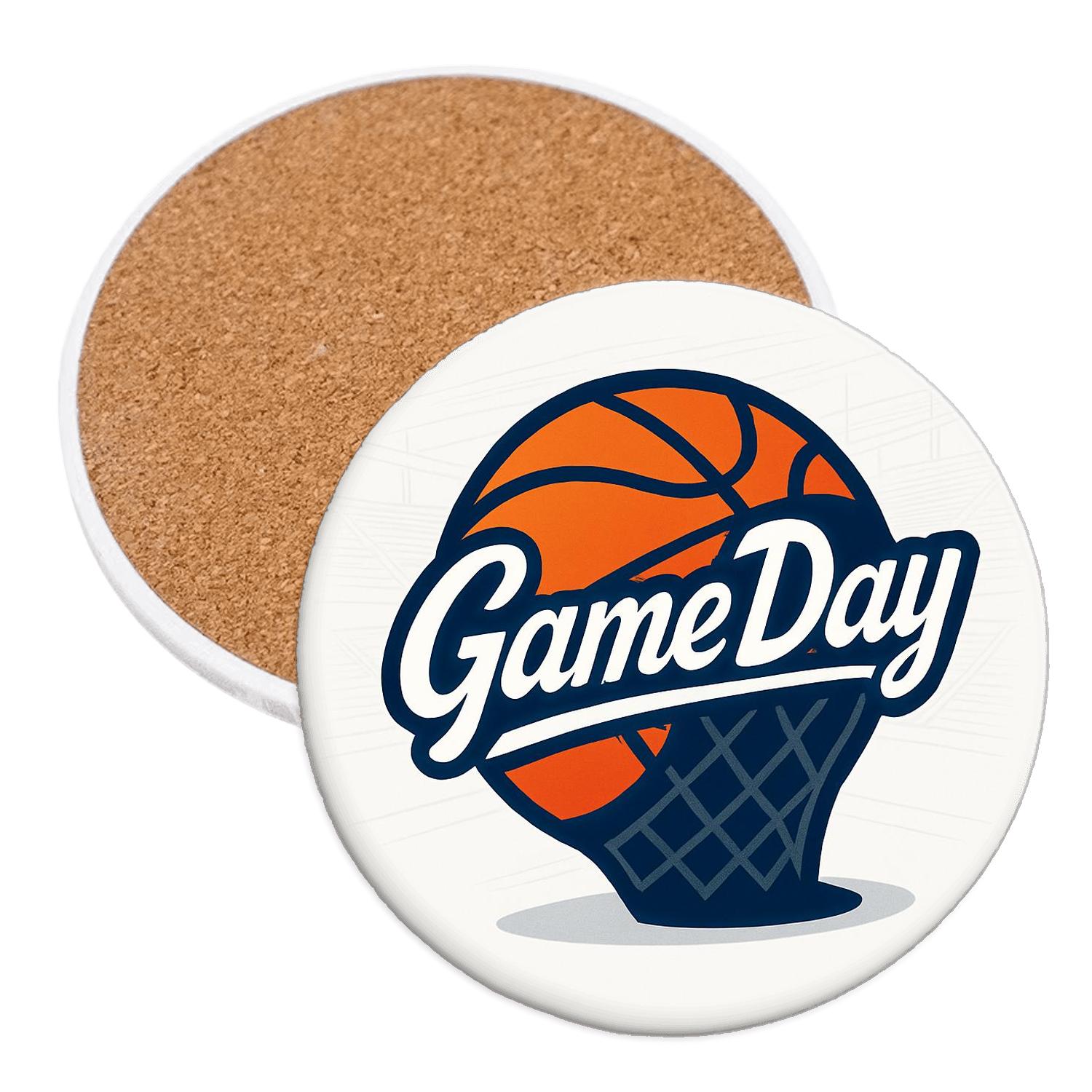 Court Victory Line Art elegant tabletop coasters