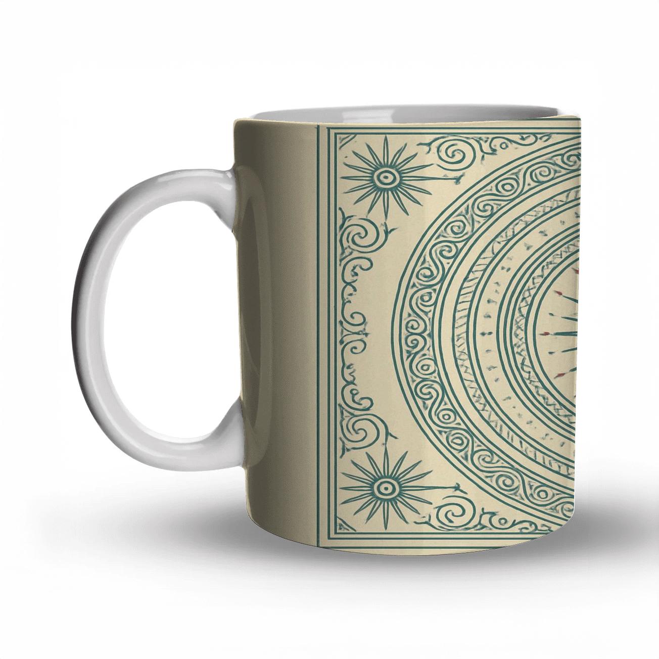 Celestial Ornamental Poster custom printed mugs