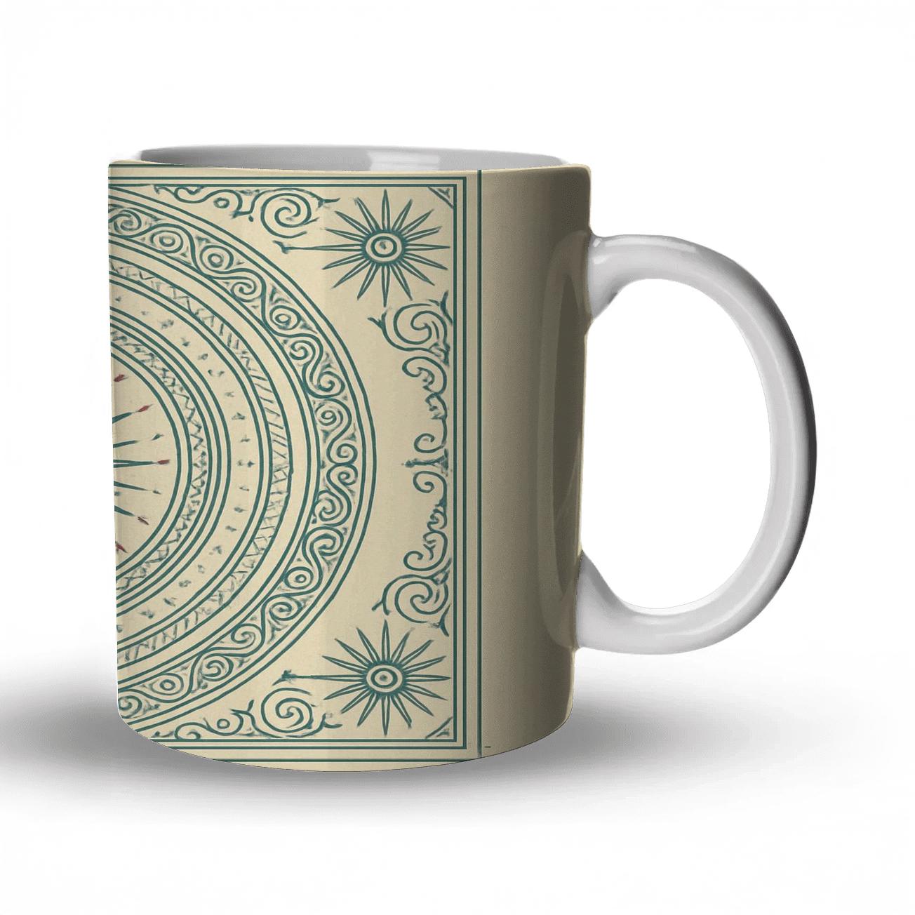 Celestial Ornamental Poster custom printed mugs