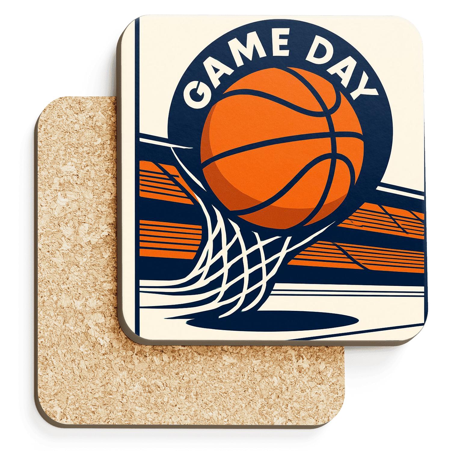 Basketball Net Rhythm coasters for home decor