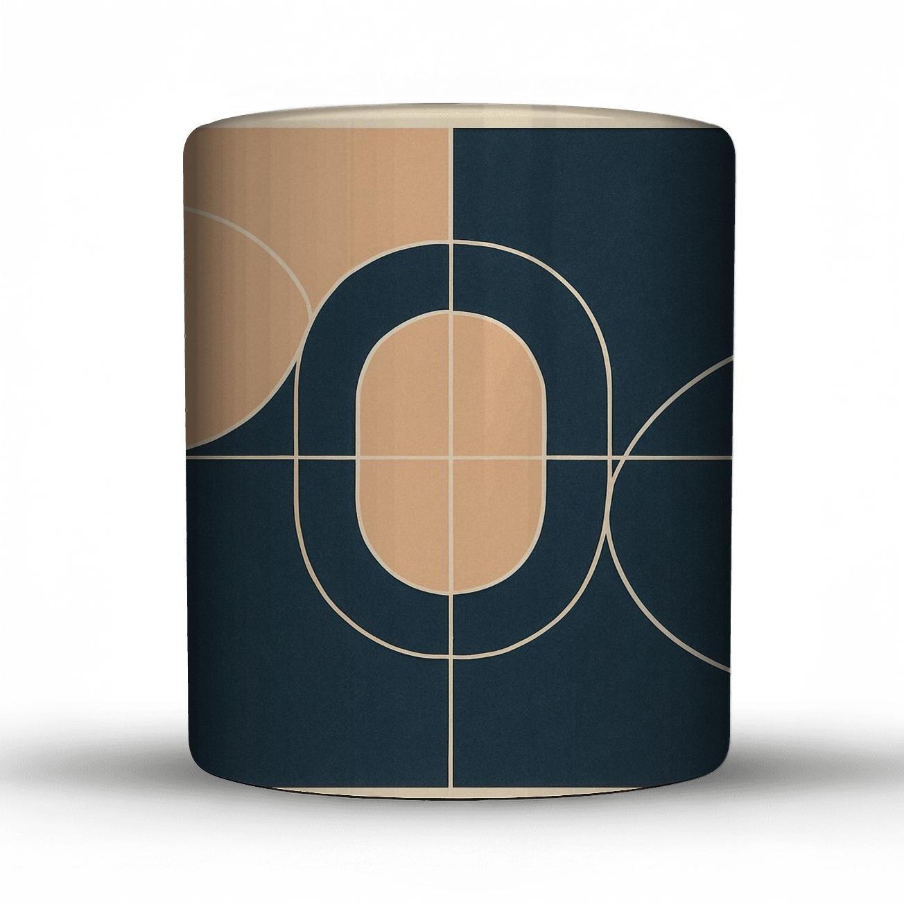 Organic Line Geometry novelty coffee mugs