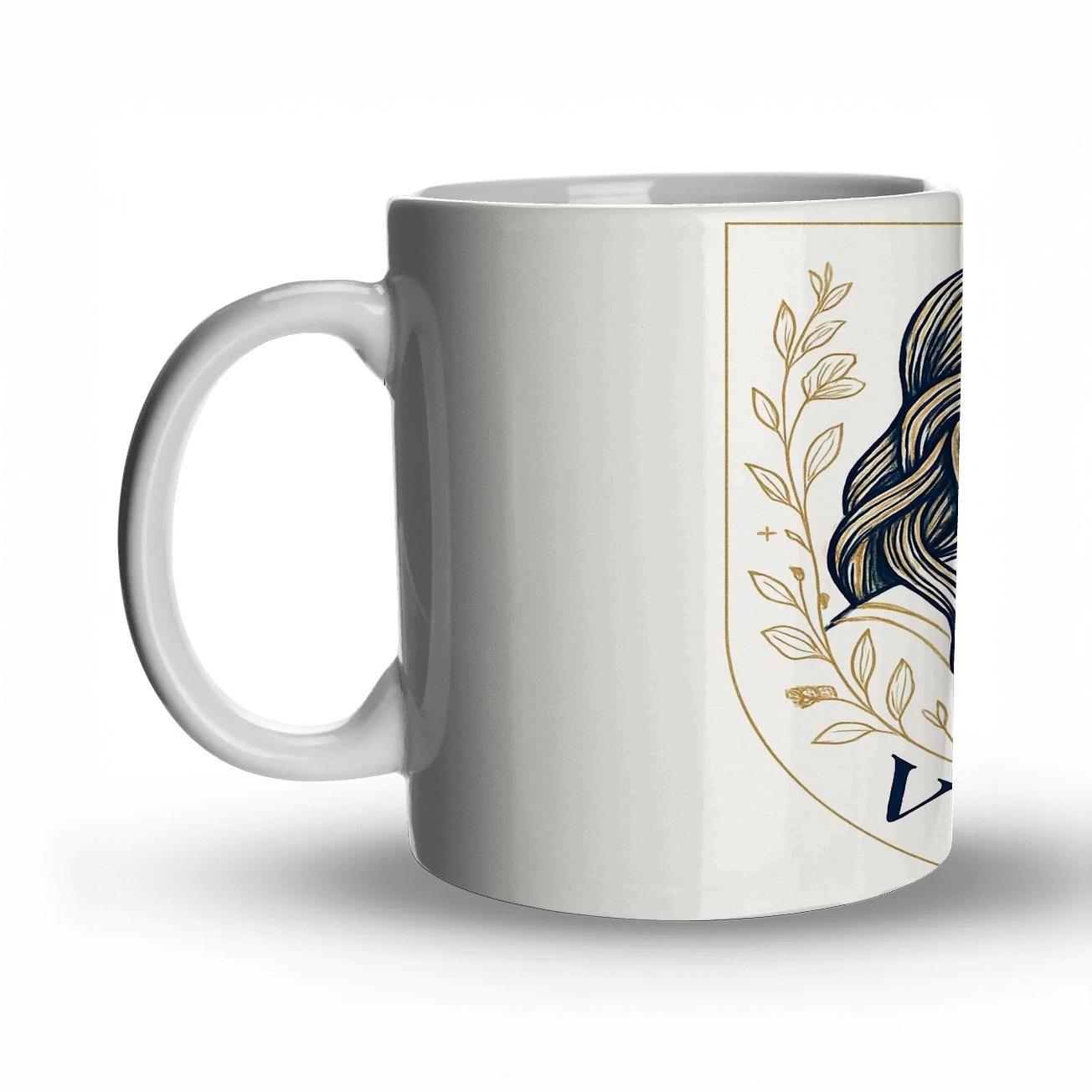 Ornamental Virgo Astrology decorative mug sets