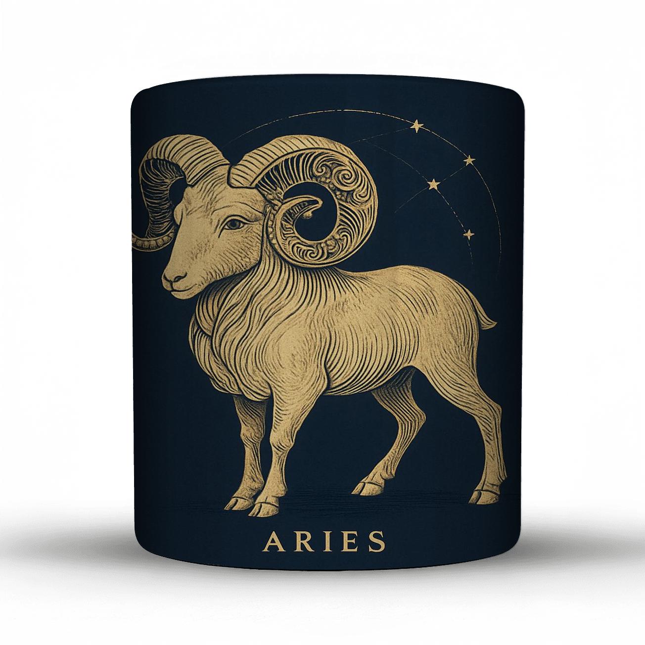 Aries Ram Zodiac Emblem gift mugs for occasions