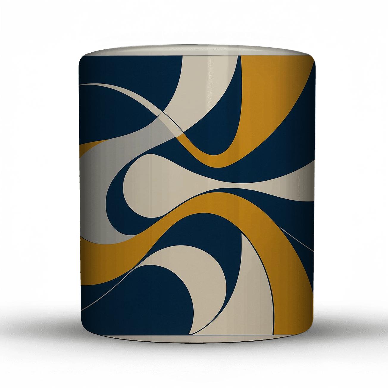 Geometric Flow Abstract gift mugs for occasions