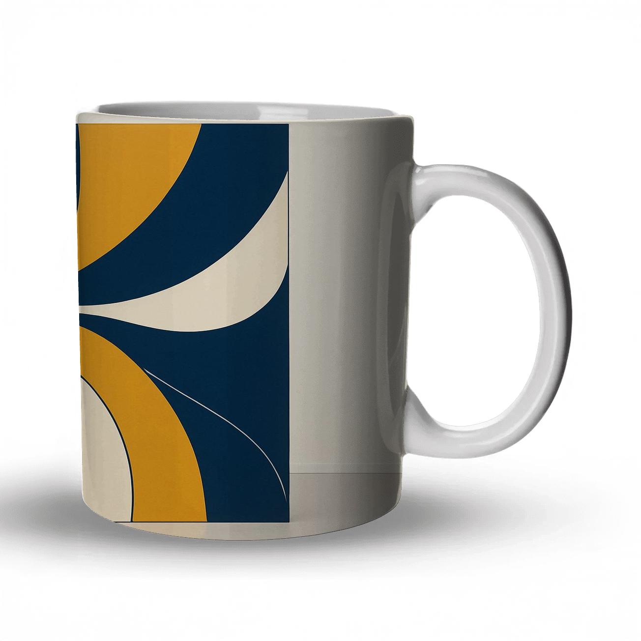 Geometric Flow Abstract gift mugs for occasions
