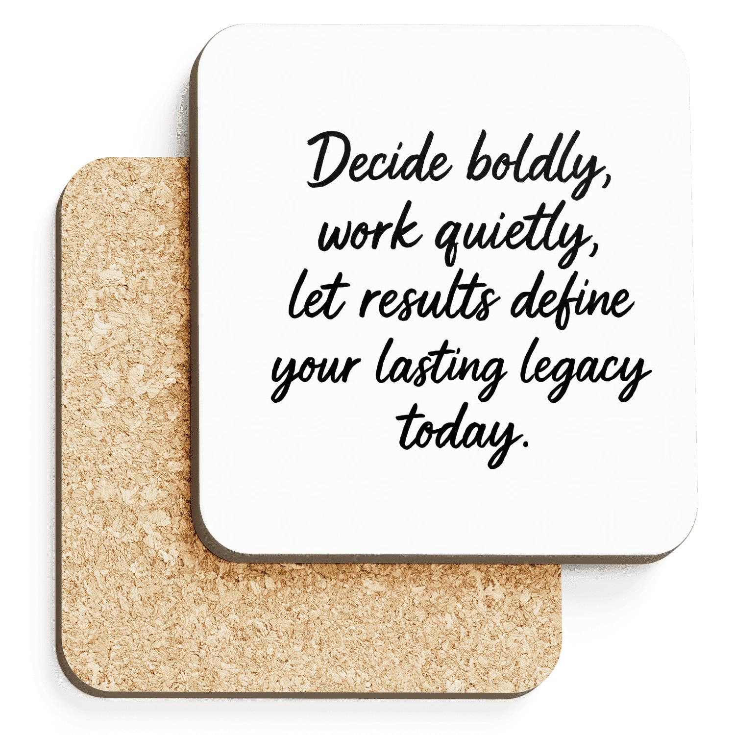 QuietLegacy wooden table coasters