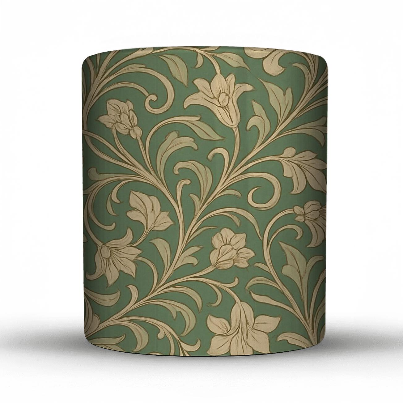 Ornamental Art Nouveau Vector Pattern personalized mugs