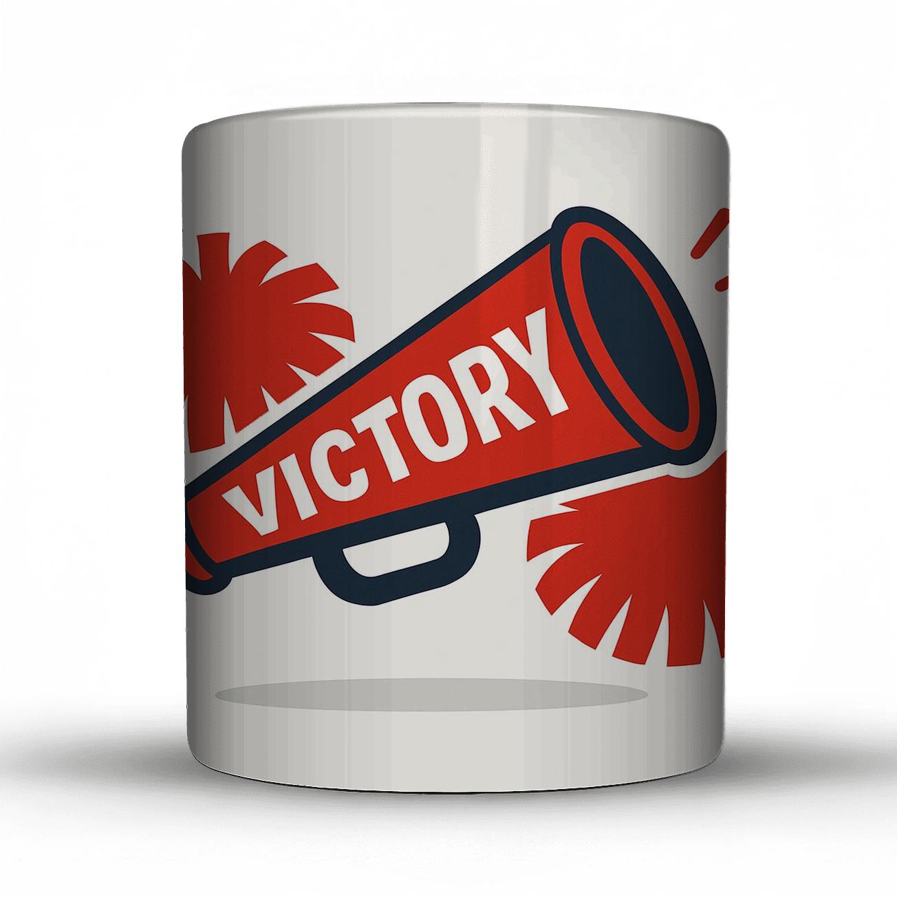 Victory Pom Poms Cheer custom printed mugs