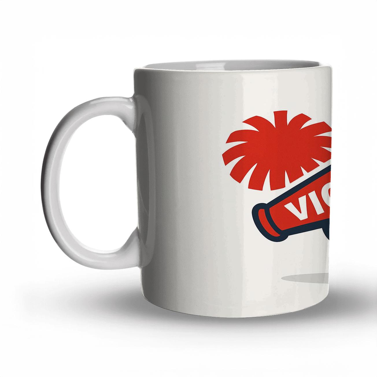 Victory Pom Poms Cheer custom printed mugs