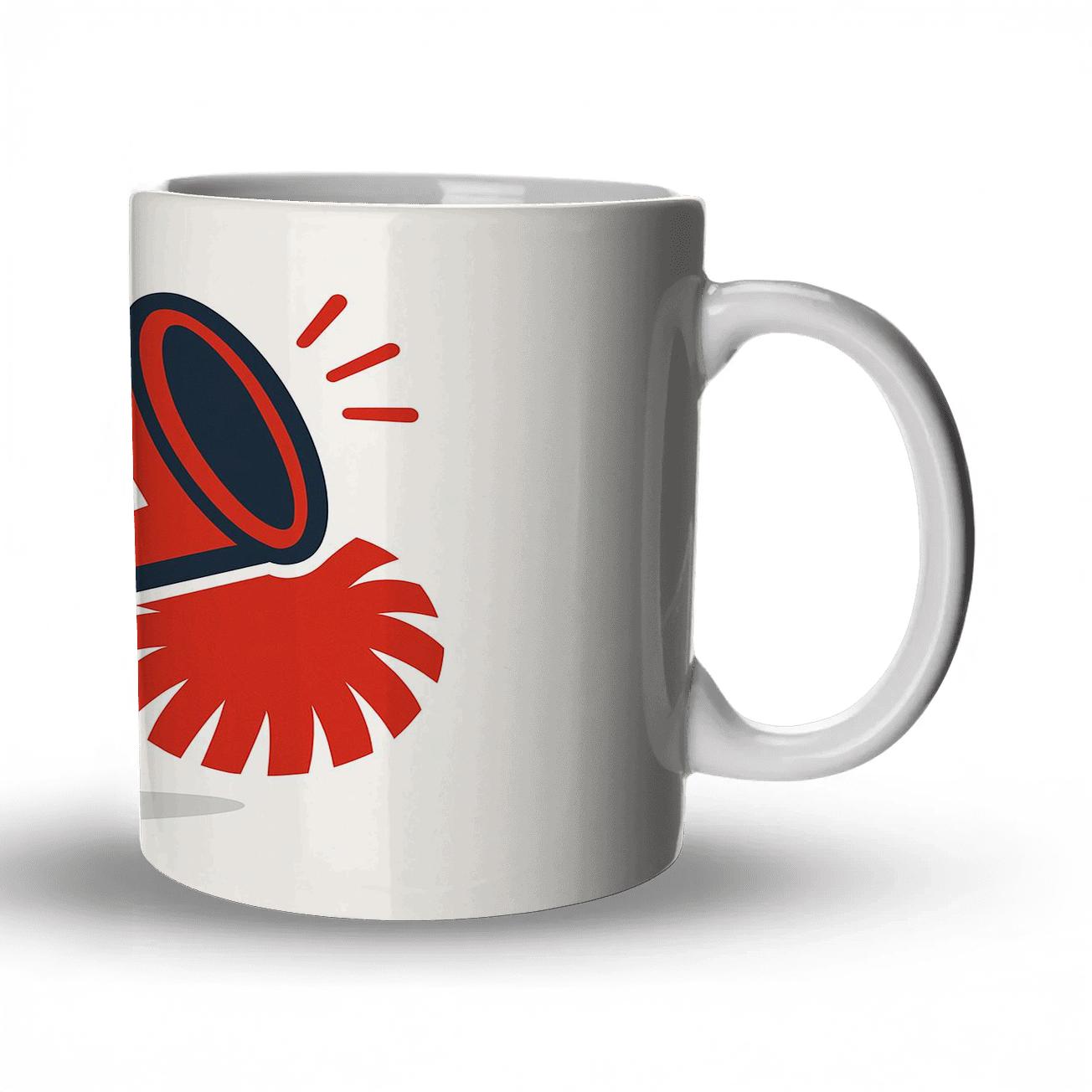 Victory Pom Poms Cheer custom printed mugs