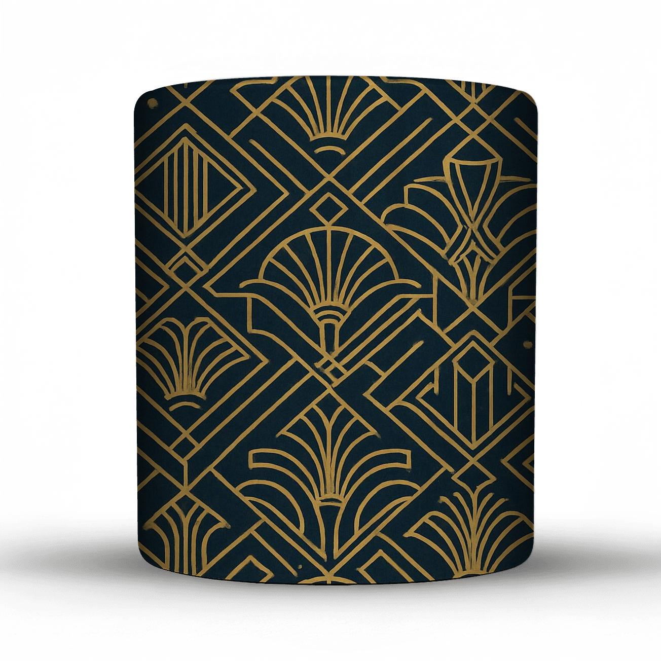 Geometric Art Deco Pattern ceramic coffee mugs