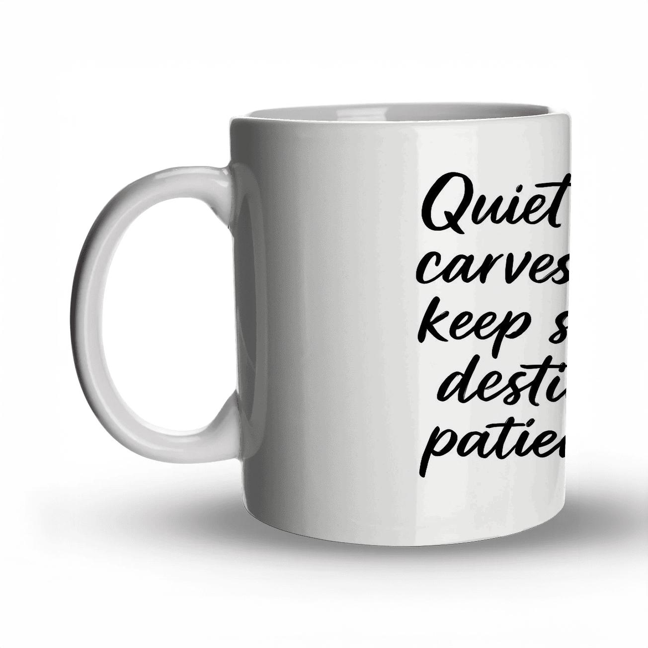 Canvas Of Perseverance Quote Art decorative mug sets