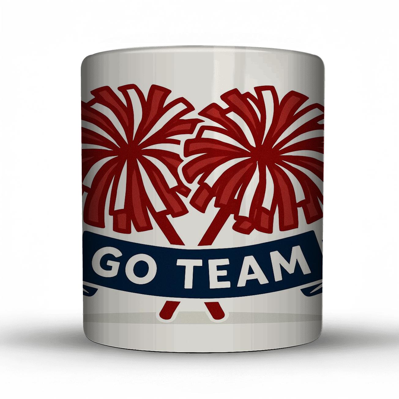 Pom Pom Go Team Crest travel mugs with handles