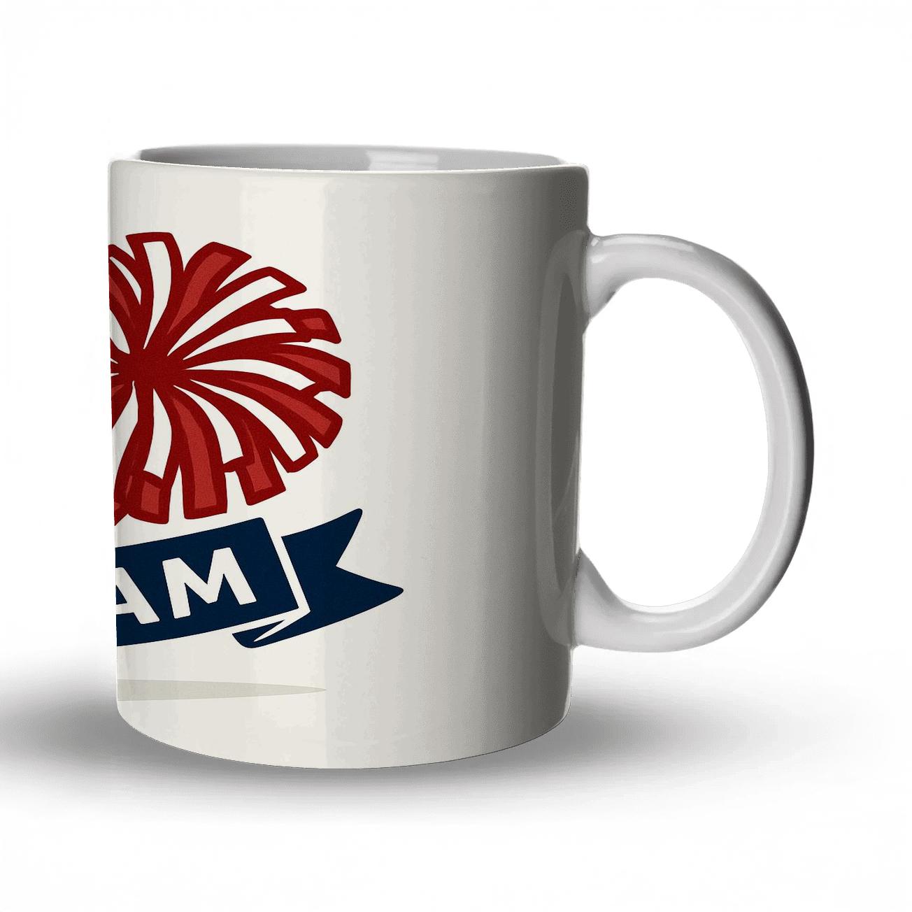 Pom Pom Go Team Crest travel mugs with handles