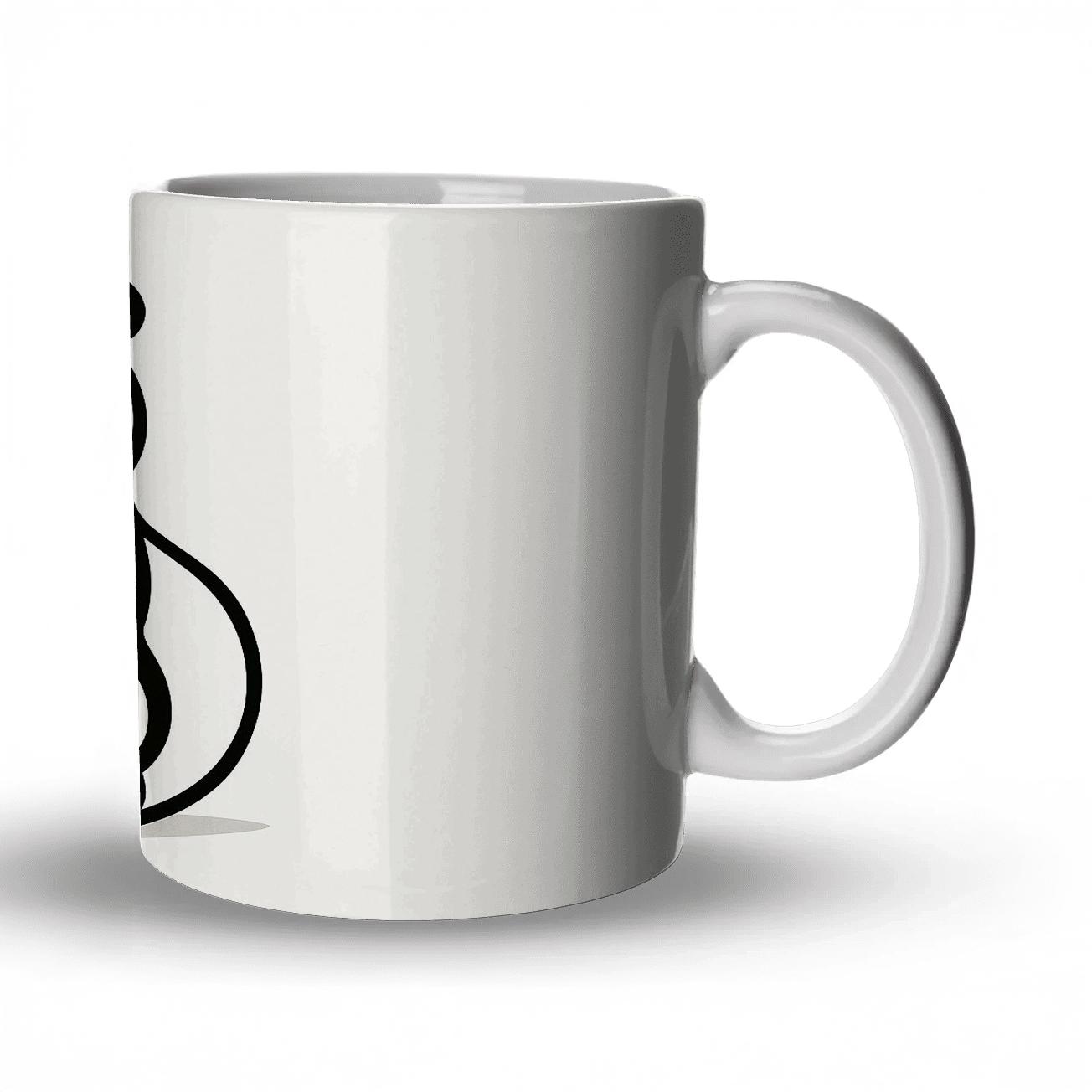 Minimalist Panda Elegance decorative mug sets