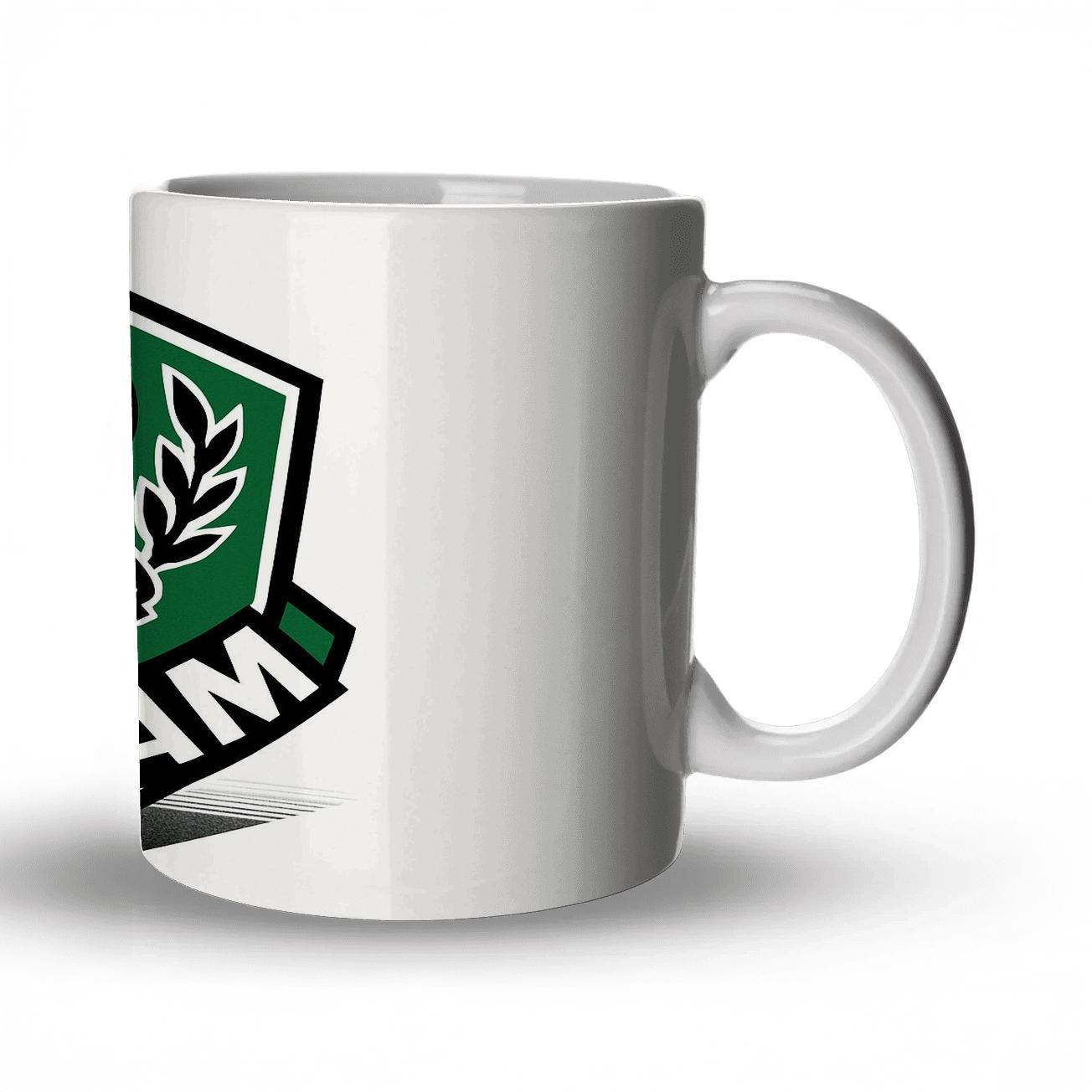 Soccer Spirit Crest travel mugs with handles