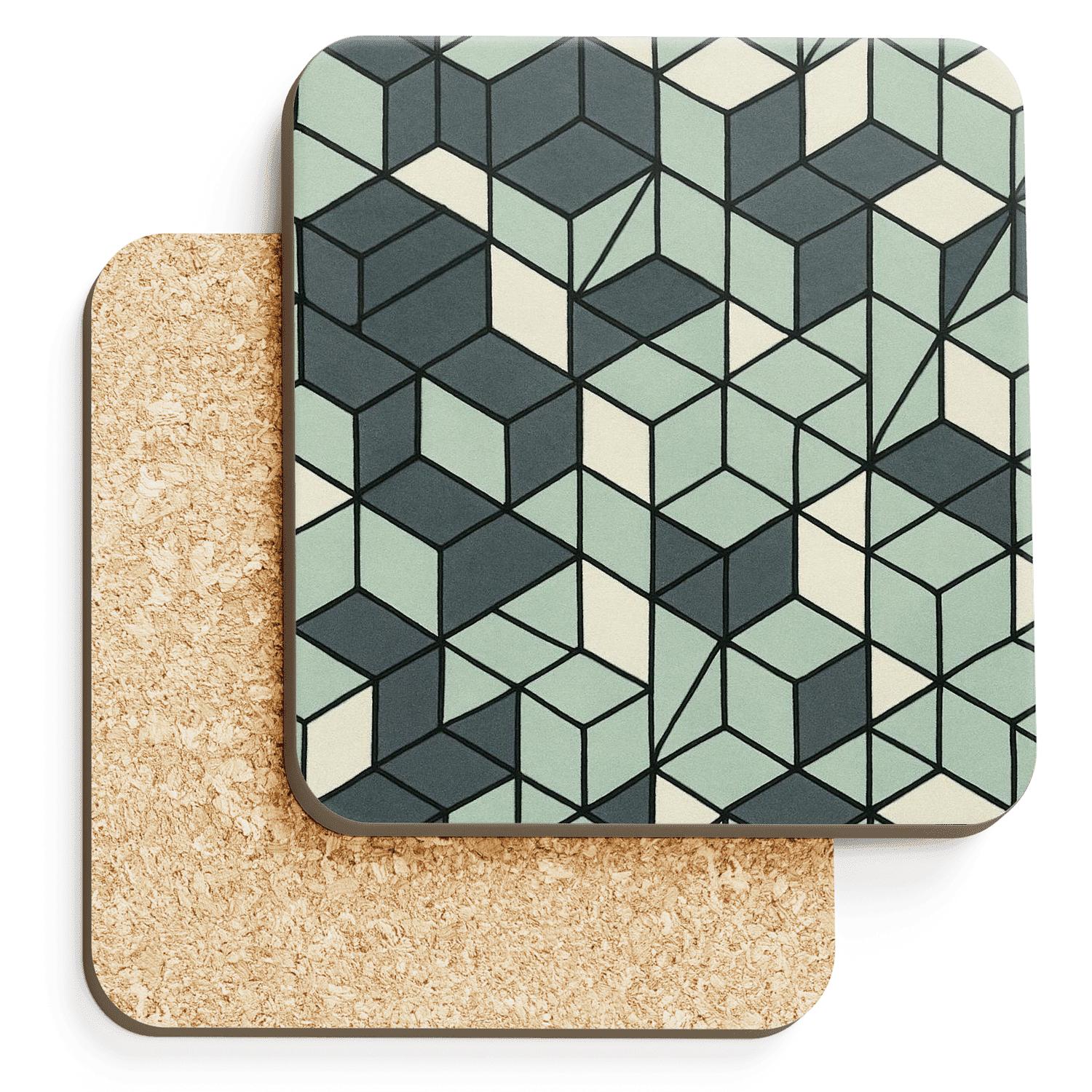 Modular Isometric Tapestry stone coaster collections