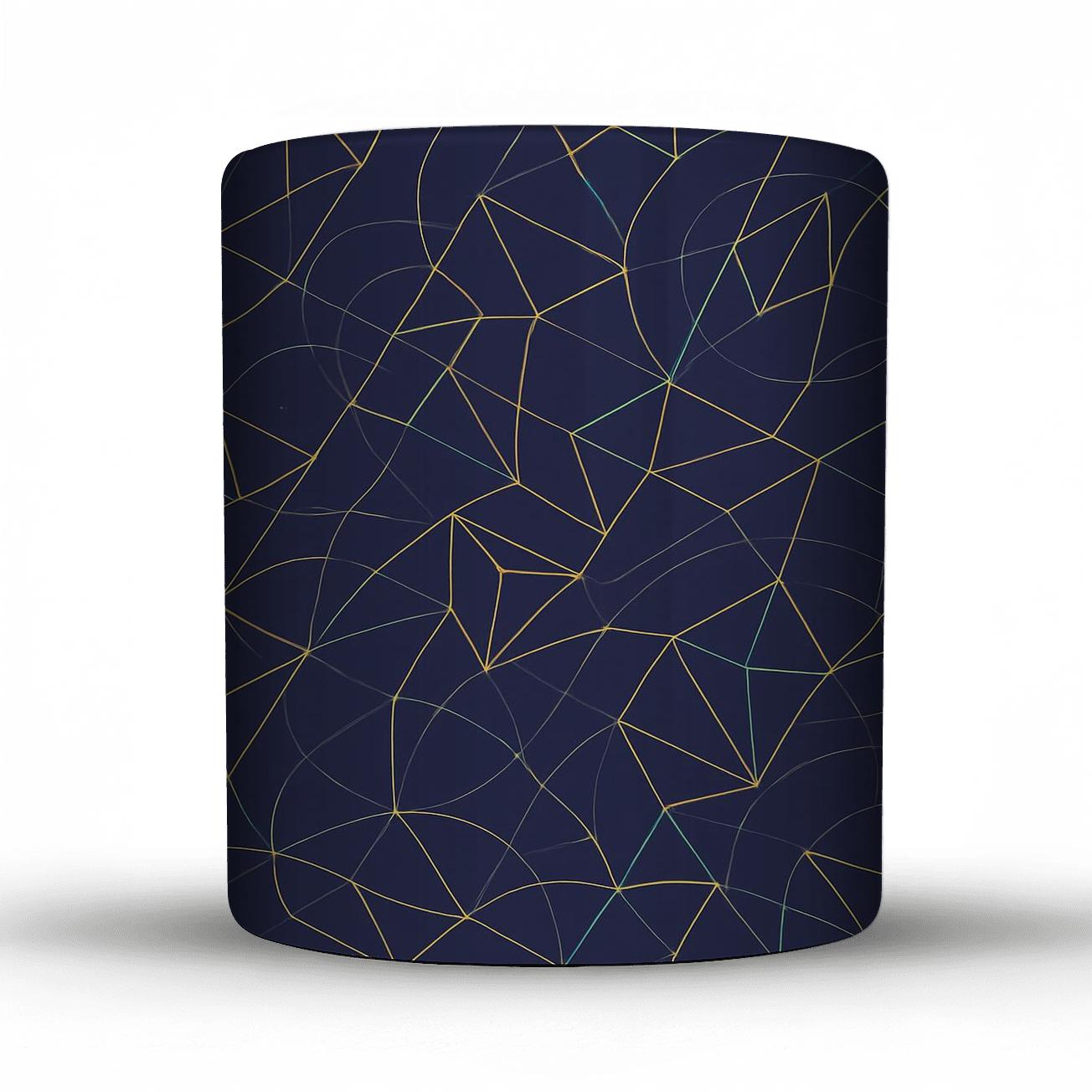 Aperiodic Minimalist Penrose Constellation personalized mugs