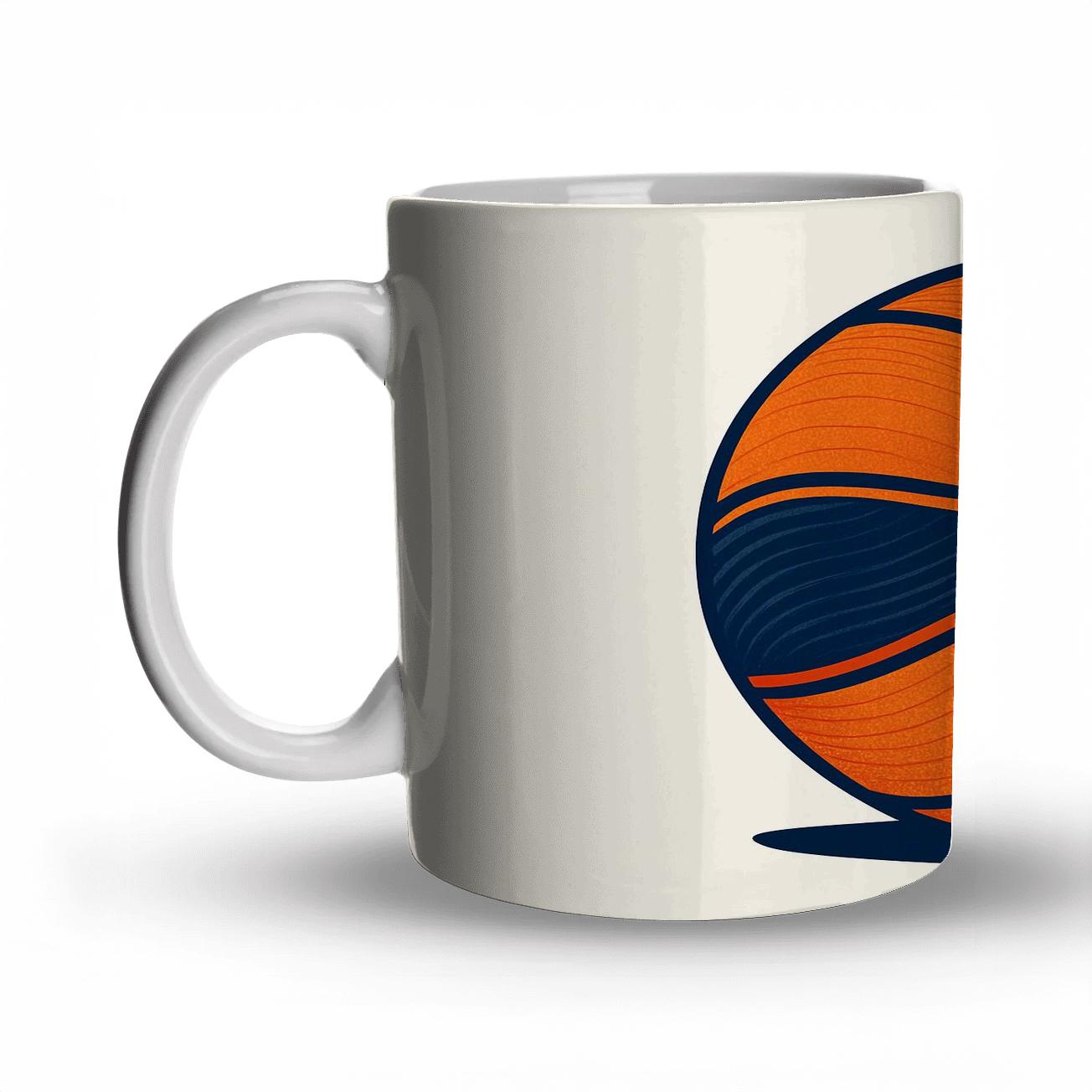 Basketball Hoop Rhythm novelty coffee mugs