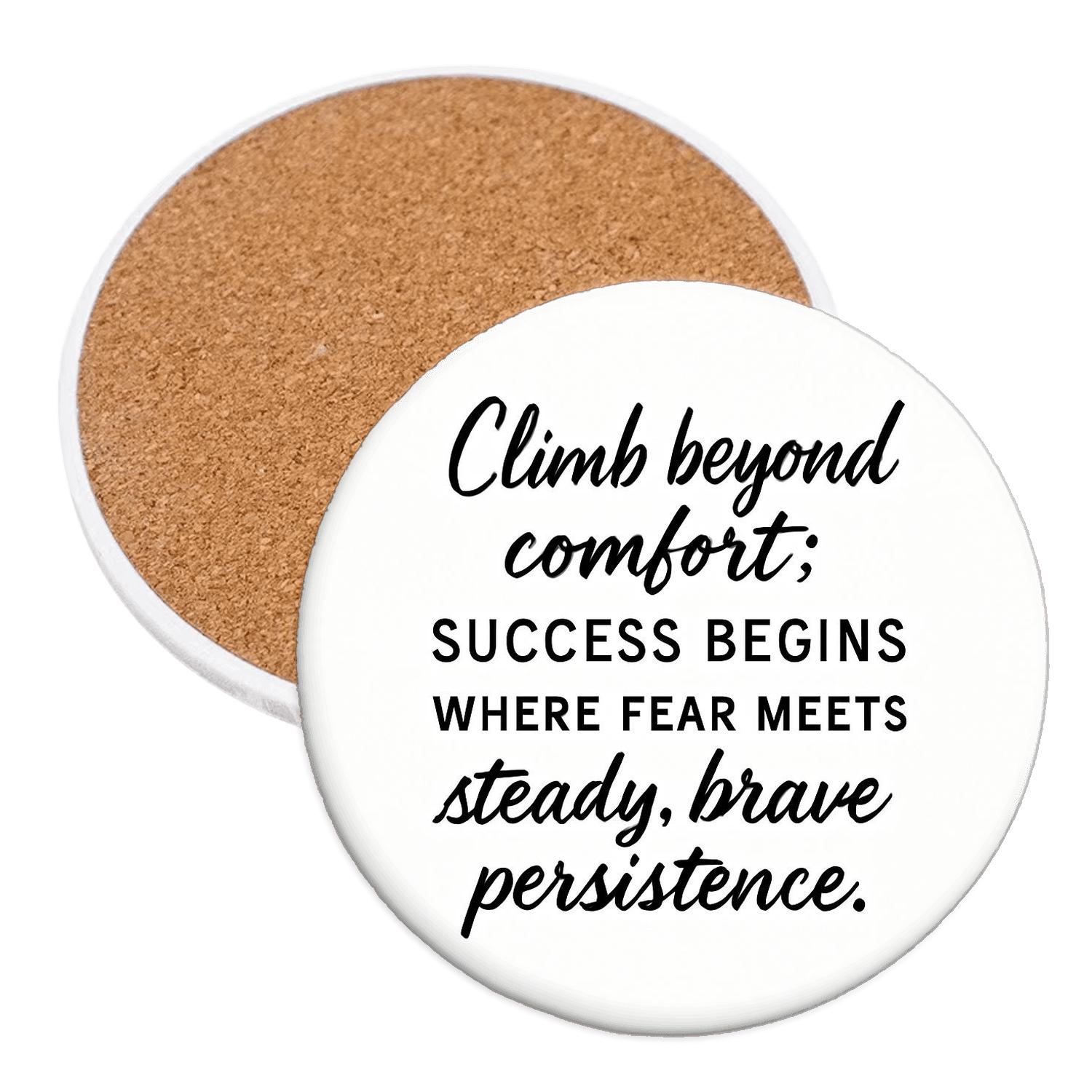 Steady Persistence elegant tabletop coasters