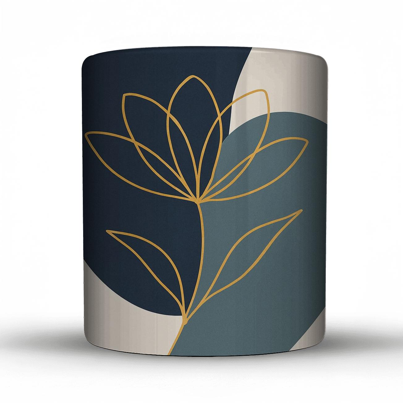 Serene Bloom Line insulated thermal mugs