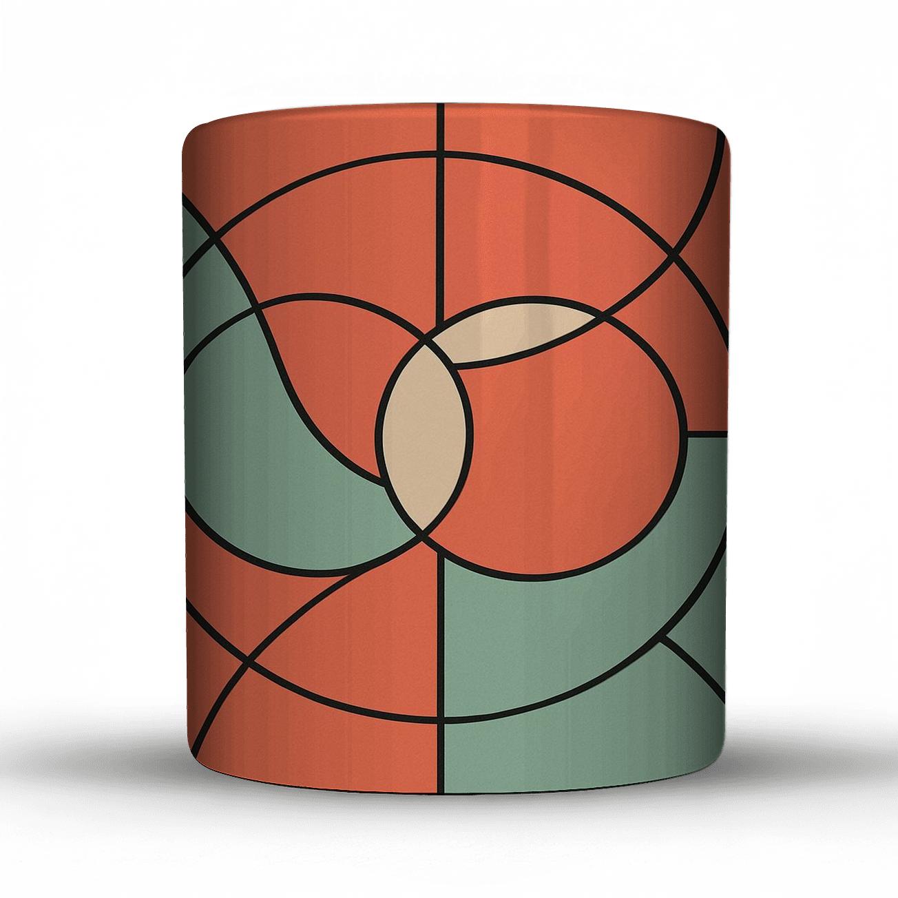 Orbit Geometric Drift custom printed mugs