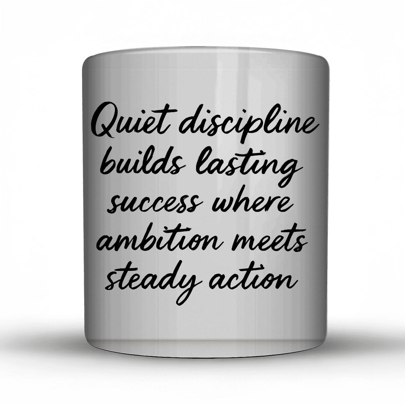 Quiet Discipline insulated thermal mugs
